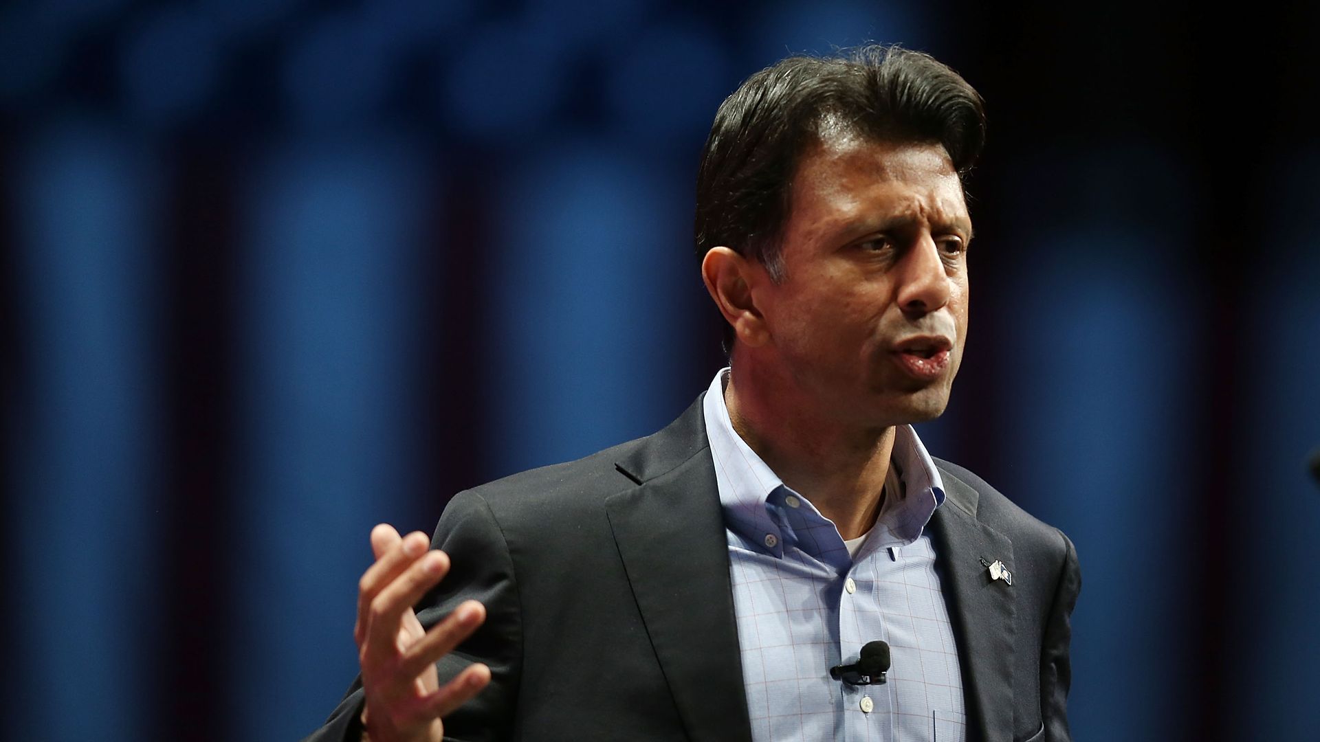 Bobby Jindal speaks during his run as a Republican presidential candidate.