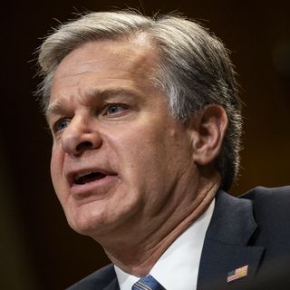 Trump says he "would think" the DOJ is investigating ex-FBI chief Wray
