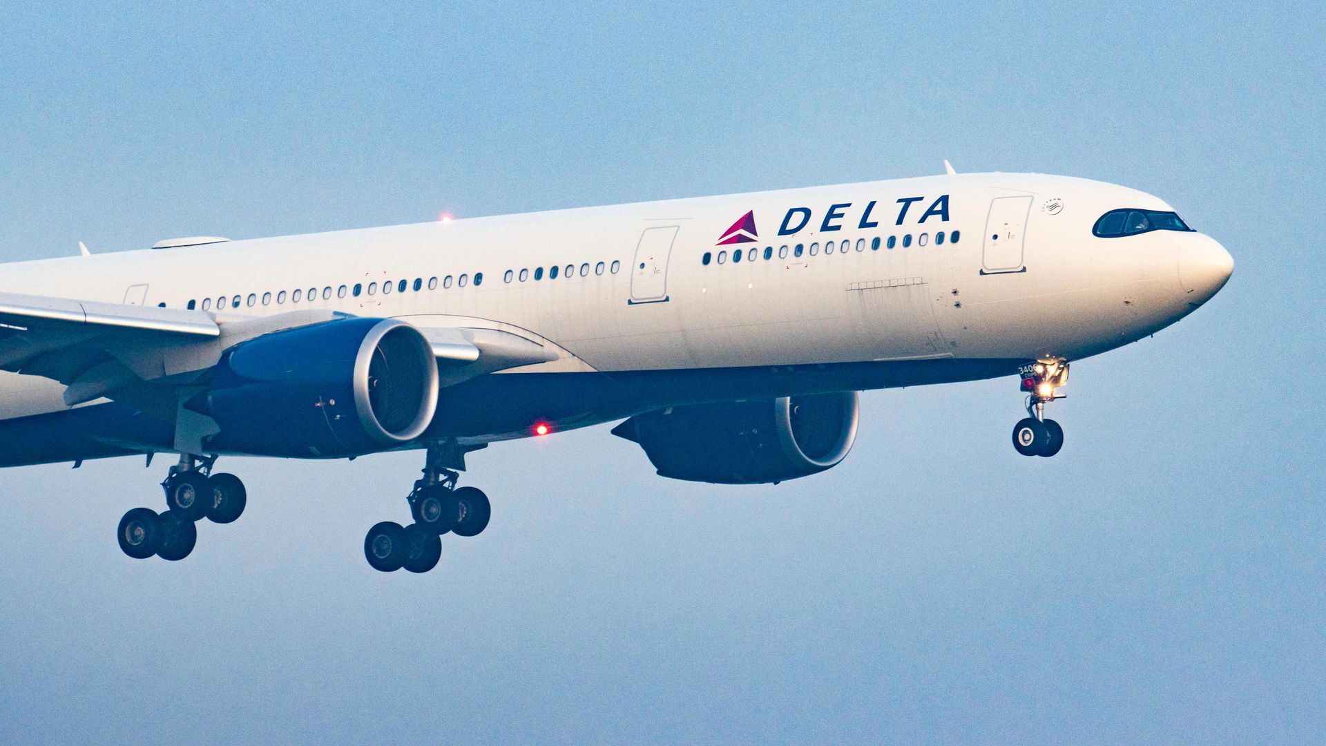 Photo of a Delta Airlines plane.