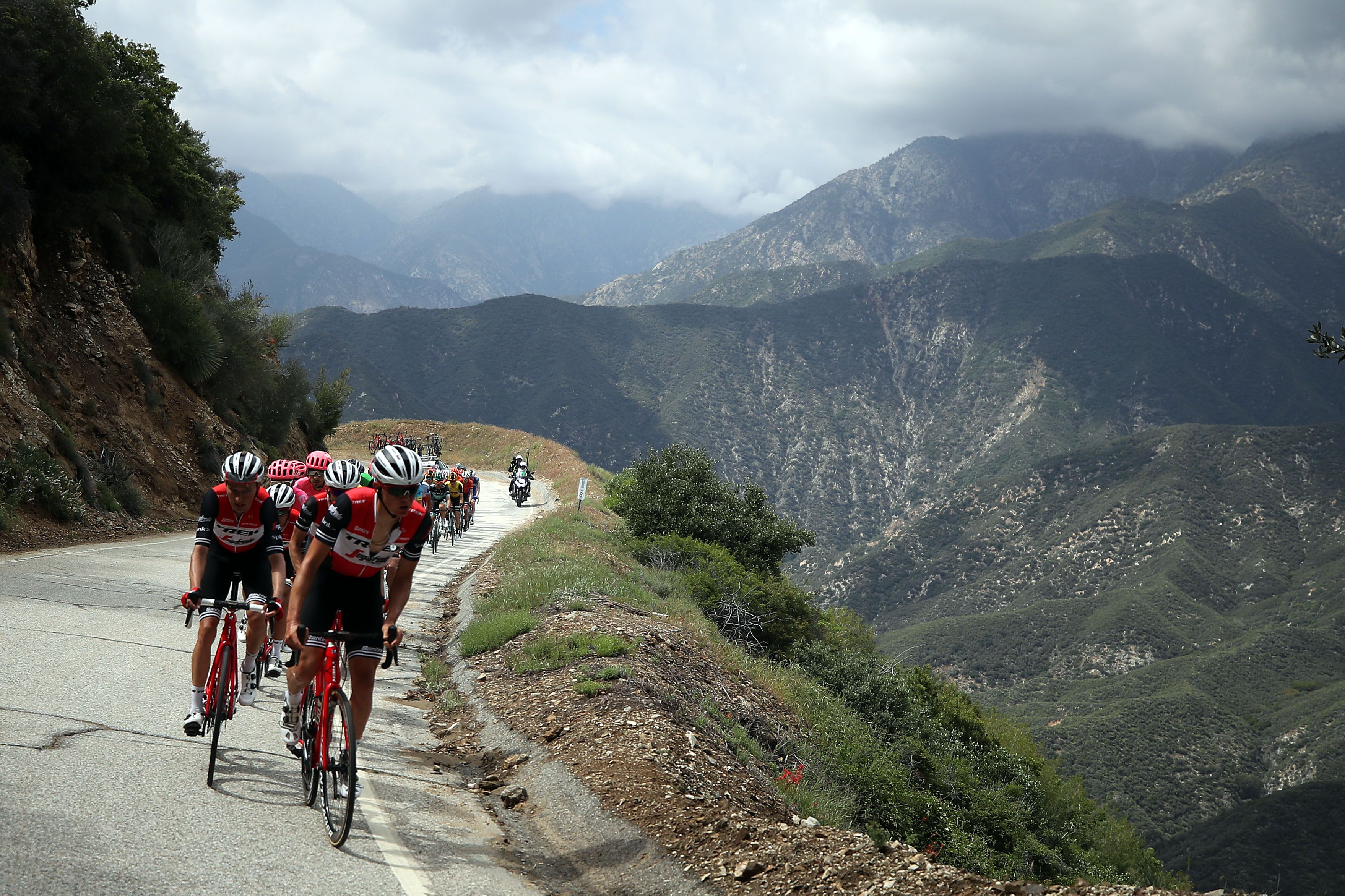 Riders during the Amgen Tour of California