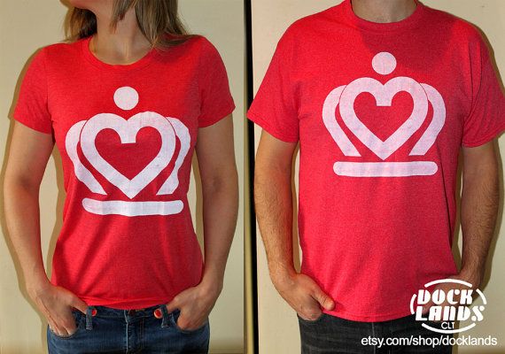 Docklands crown heart logo tee