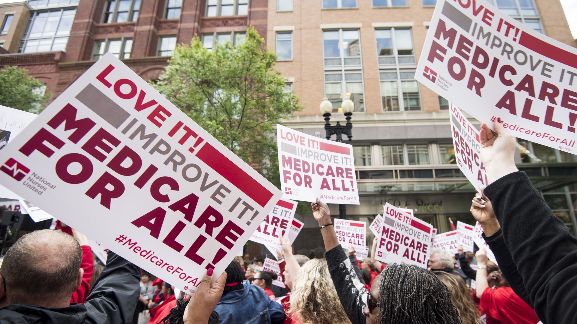 A Medicare for All rally in Washington