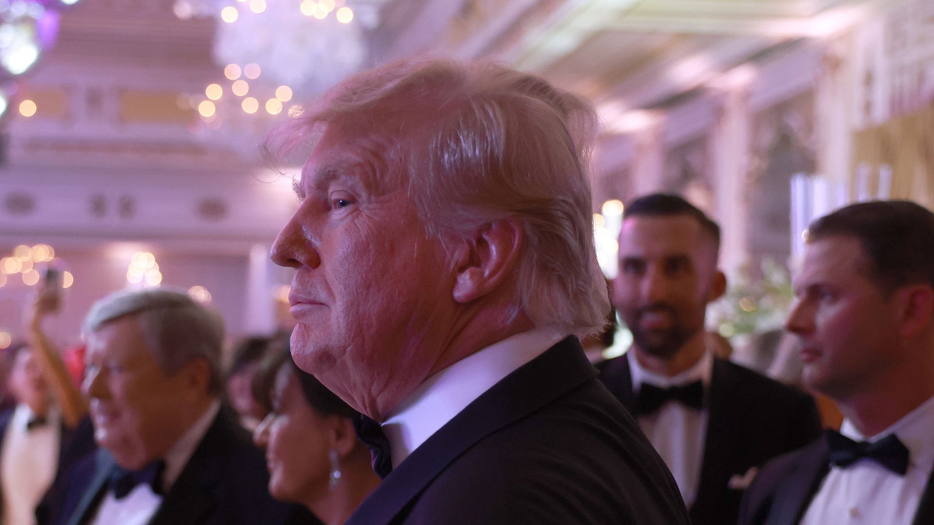 Former President Trump at Mar-a-Lago in December 2022.