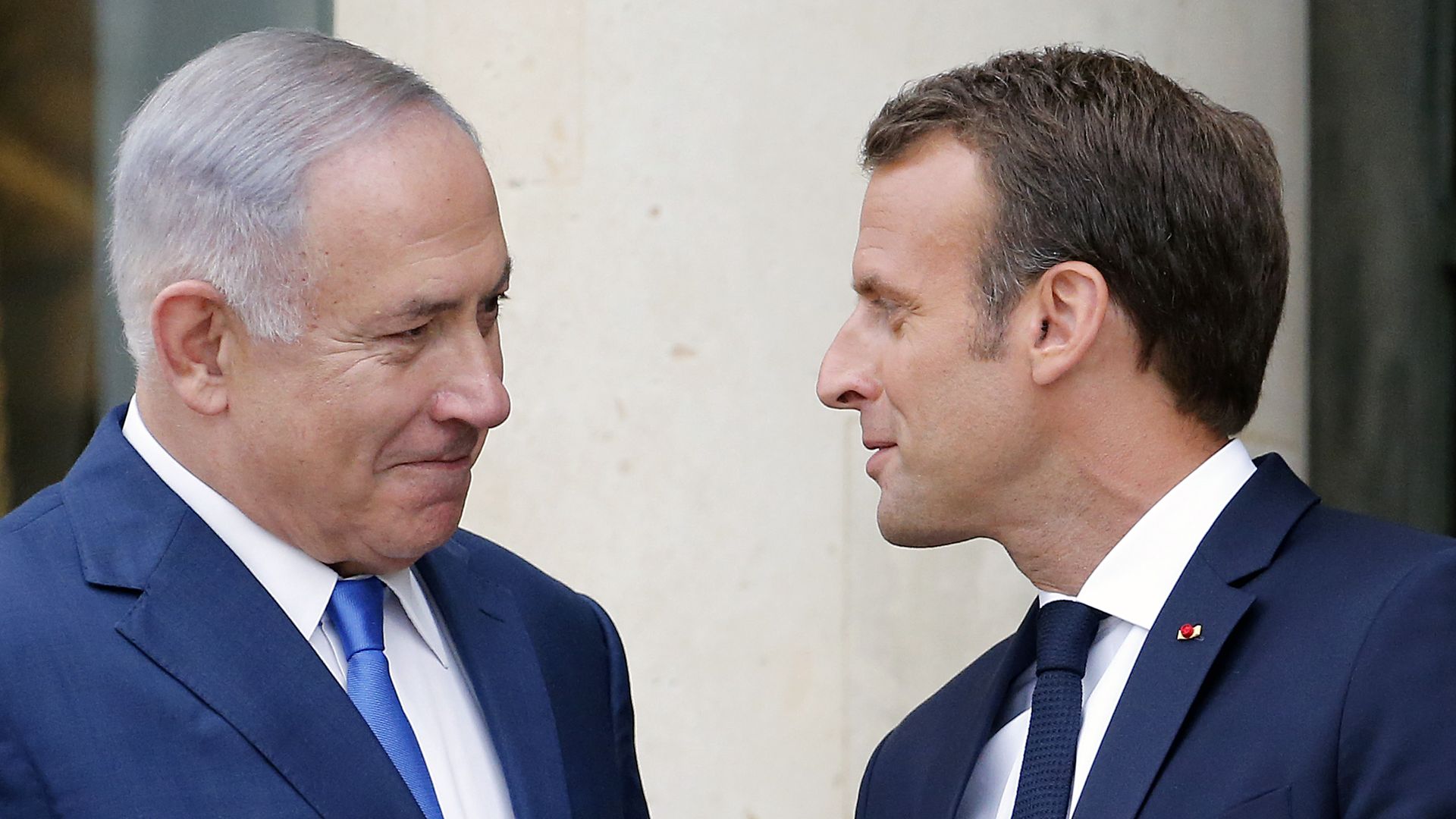 message de netanyahu a macron