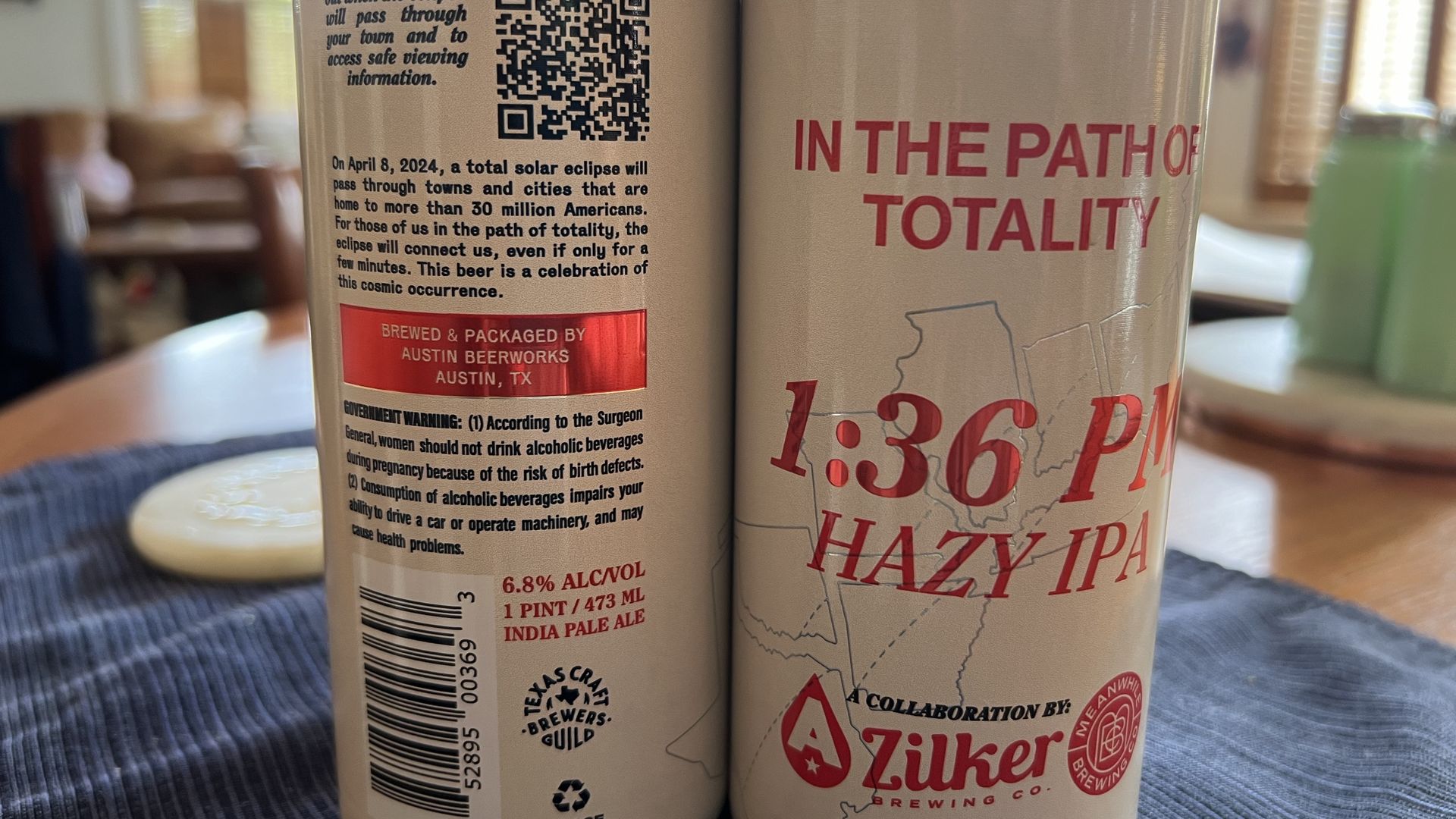 Eclipse-related beers for sale.