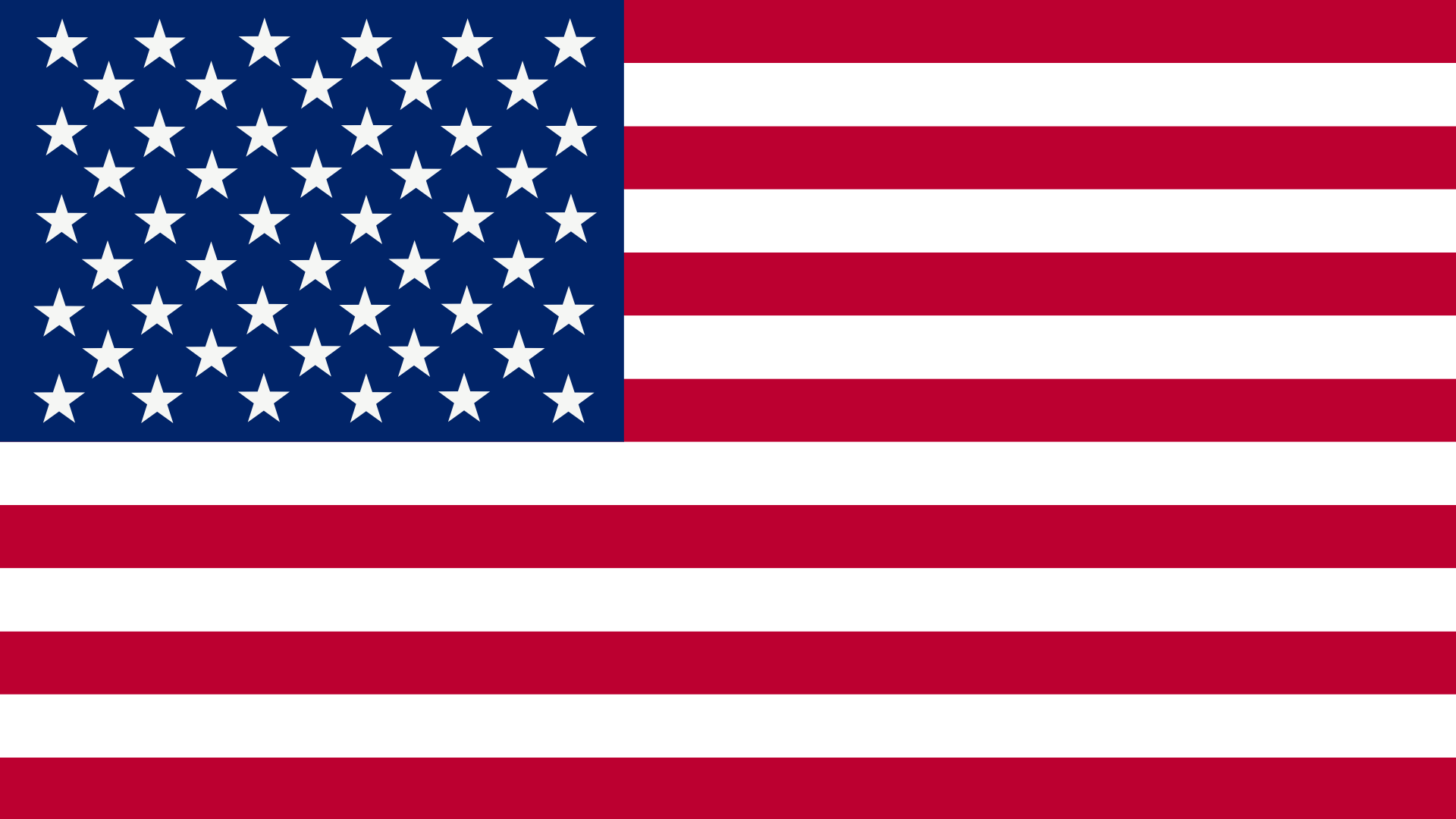 Animated illustration of the American flag with the stars shaking in fear. 