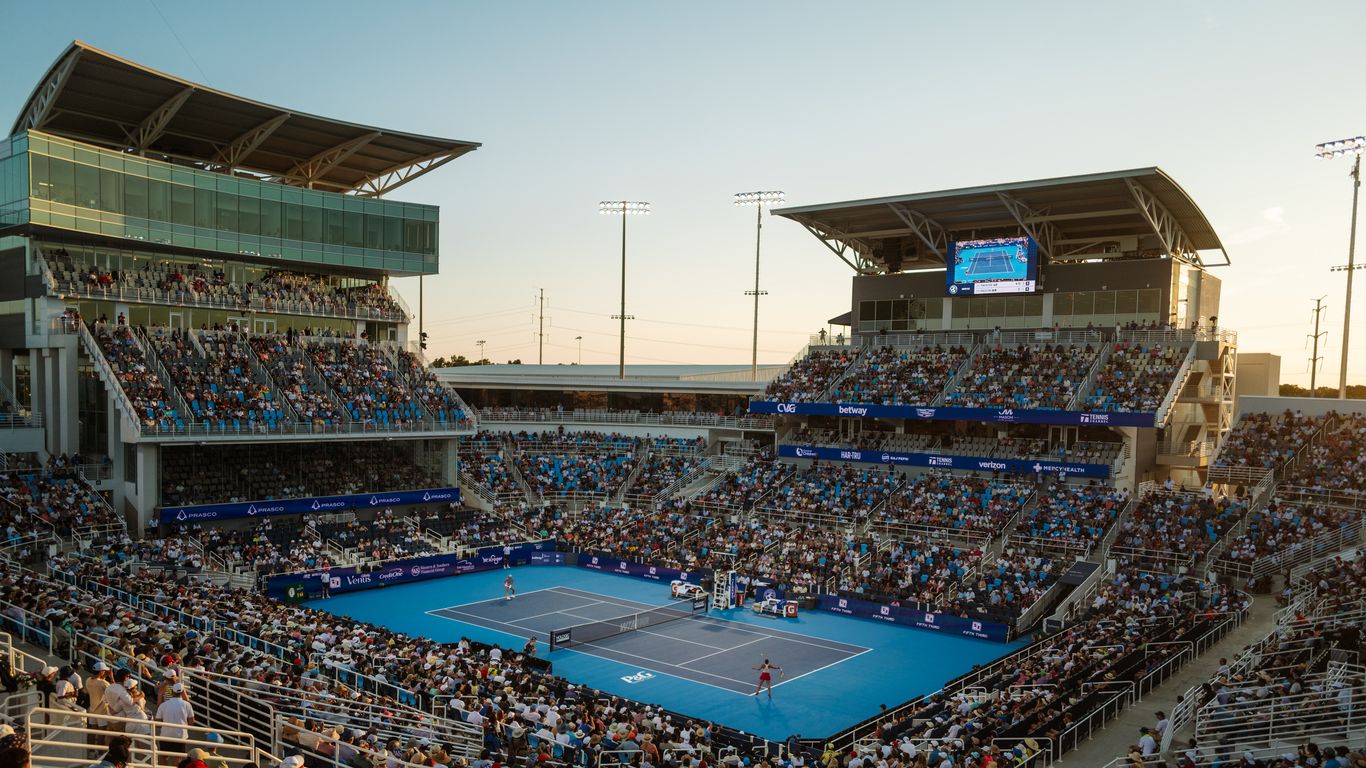 See how the Tennis Center comes to life for the Cincinnati Open