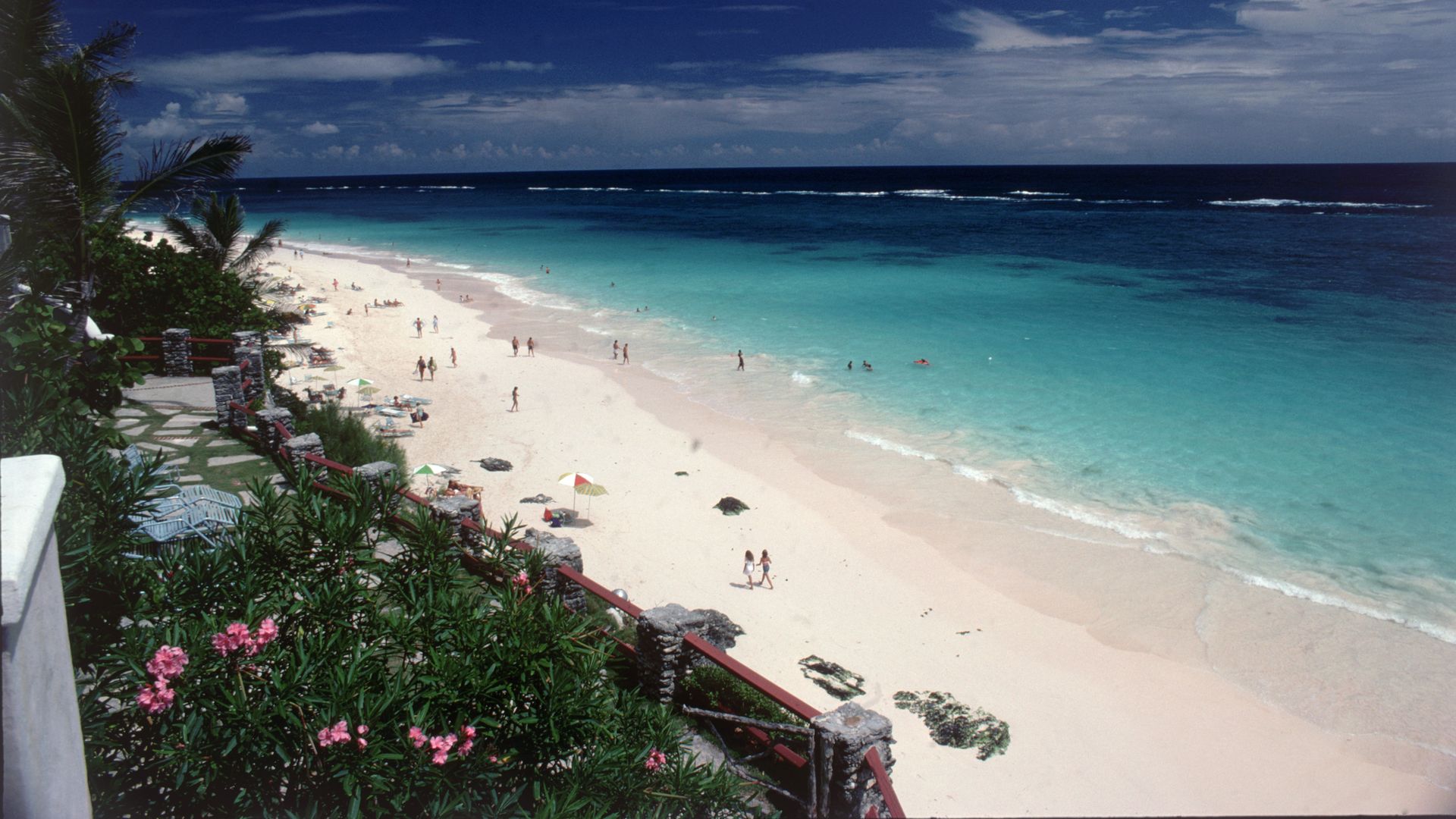  A view of Coral Beach, Bermuda