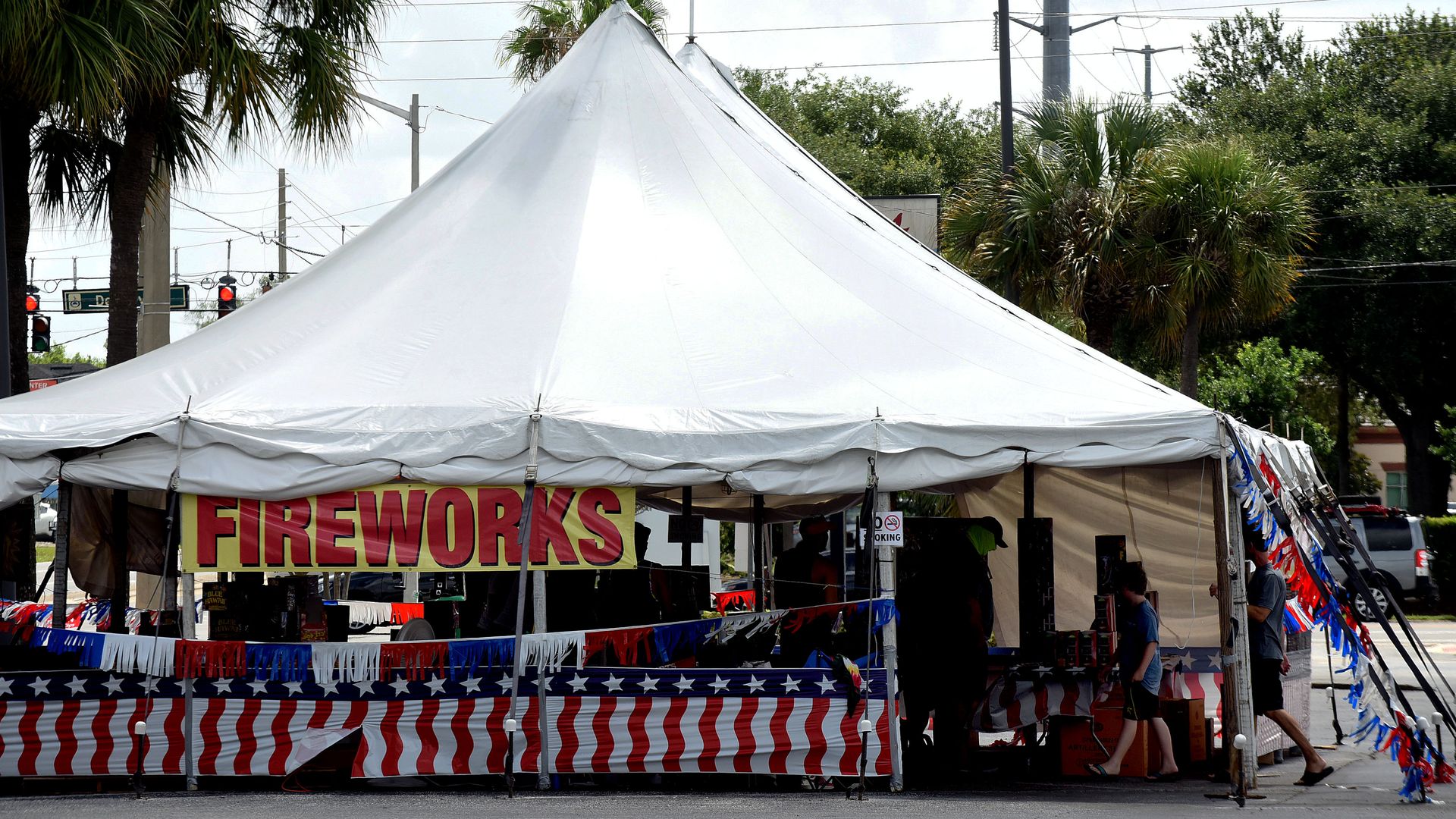 A fireworks stand. 