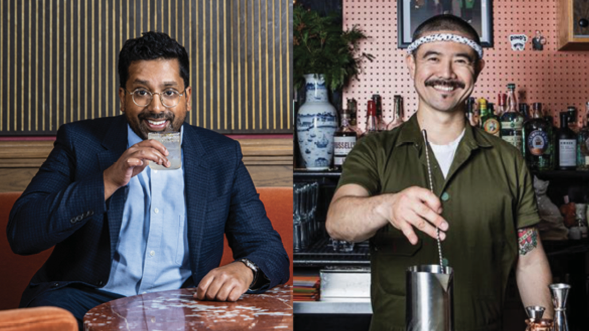 Ryan Chetiyawardana (left) and Masa Urushido.