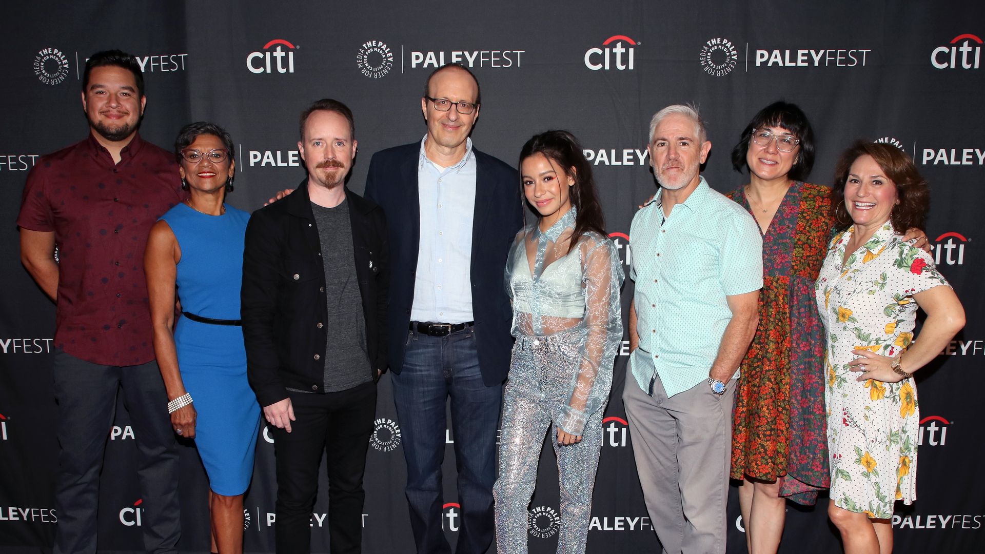 Miguel Puga, Sonia Manzano, Alan Foreman, Michael Rubiner, Izabella Alvarez and Carlos Alazraqui of "The Casagrandes" and Ramsey Naito and Dana Cluverius 