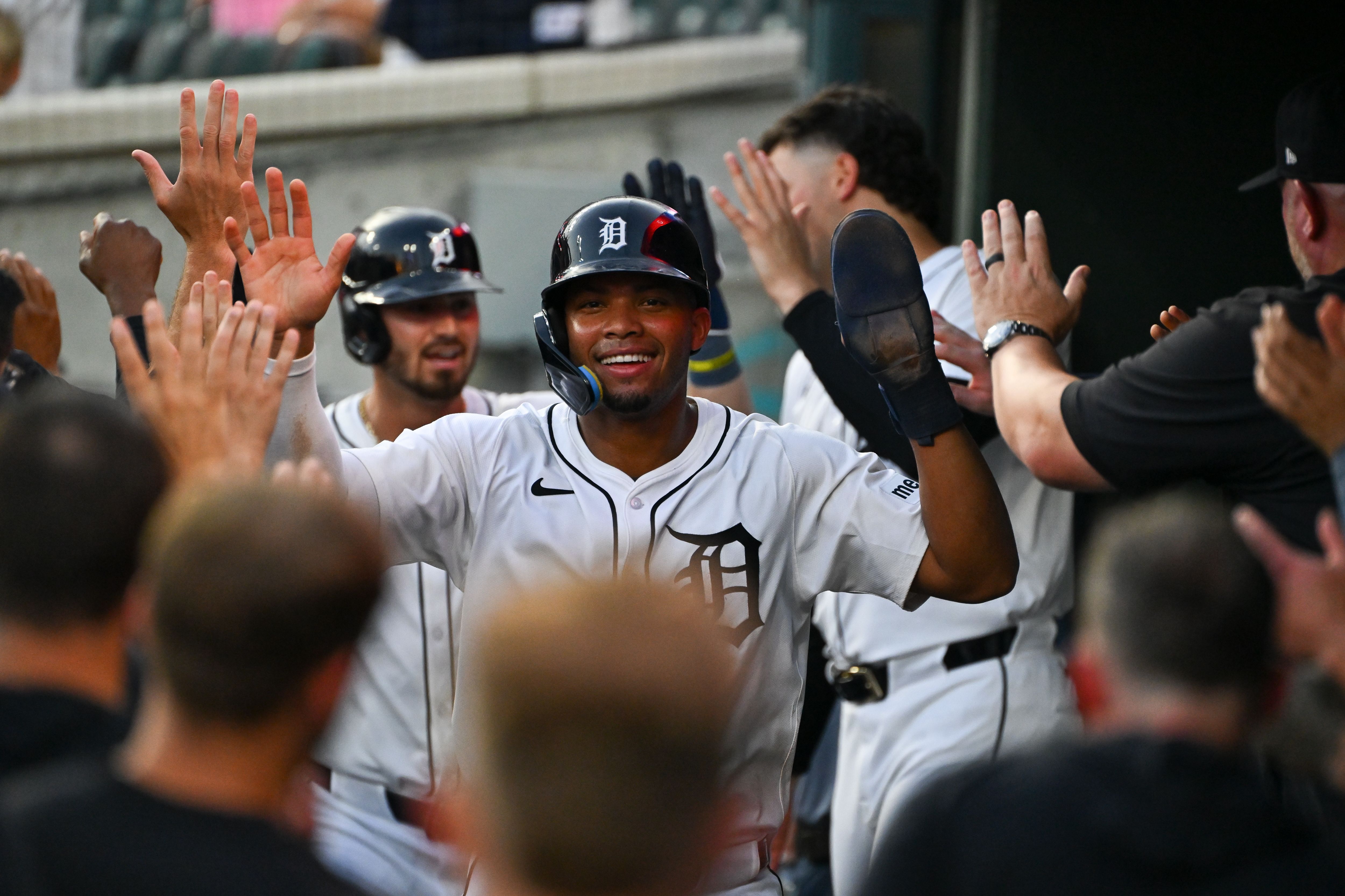 Detroit (64-46) holds a nine-game lead over Cleveland in the AL Central Division headed into Friday's games. 