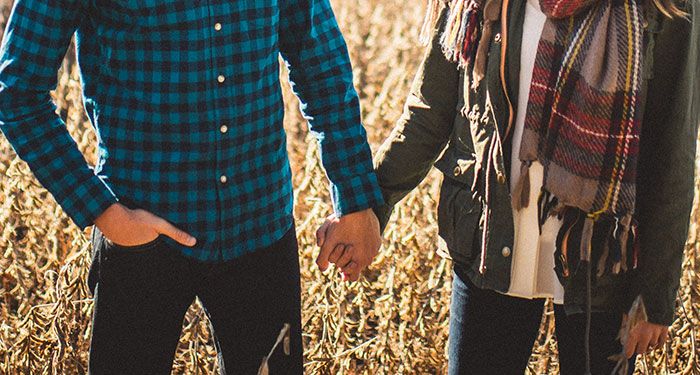 valentines engagement photo