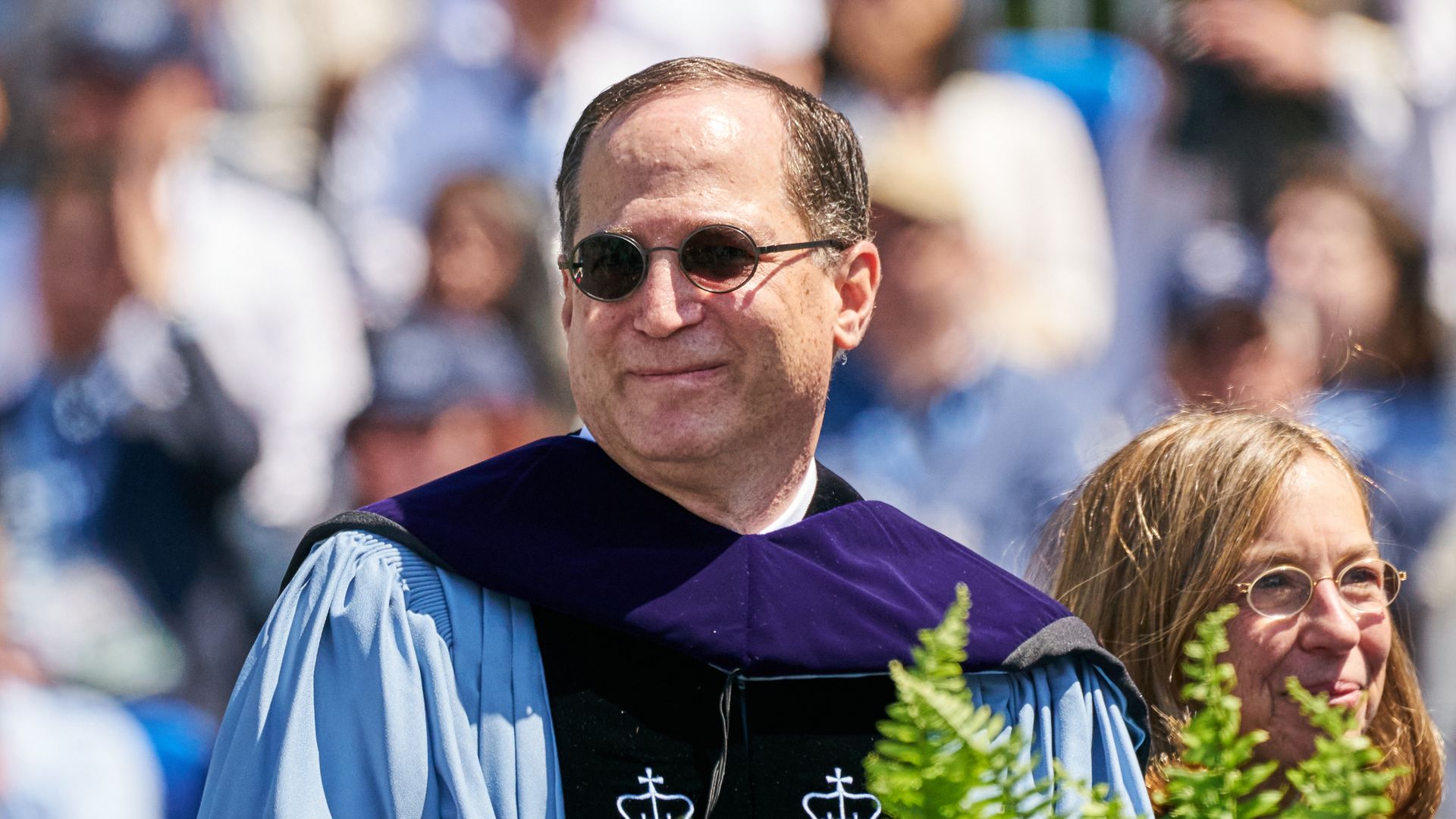 Jonathan Lavine at Columbia University graduation
