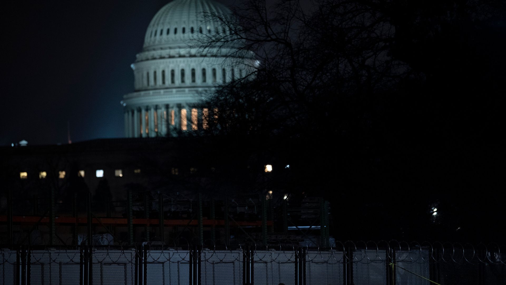 The Capitol Dome at night, Washington, D.C.