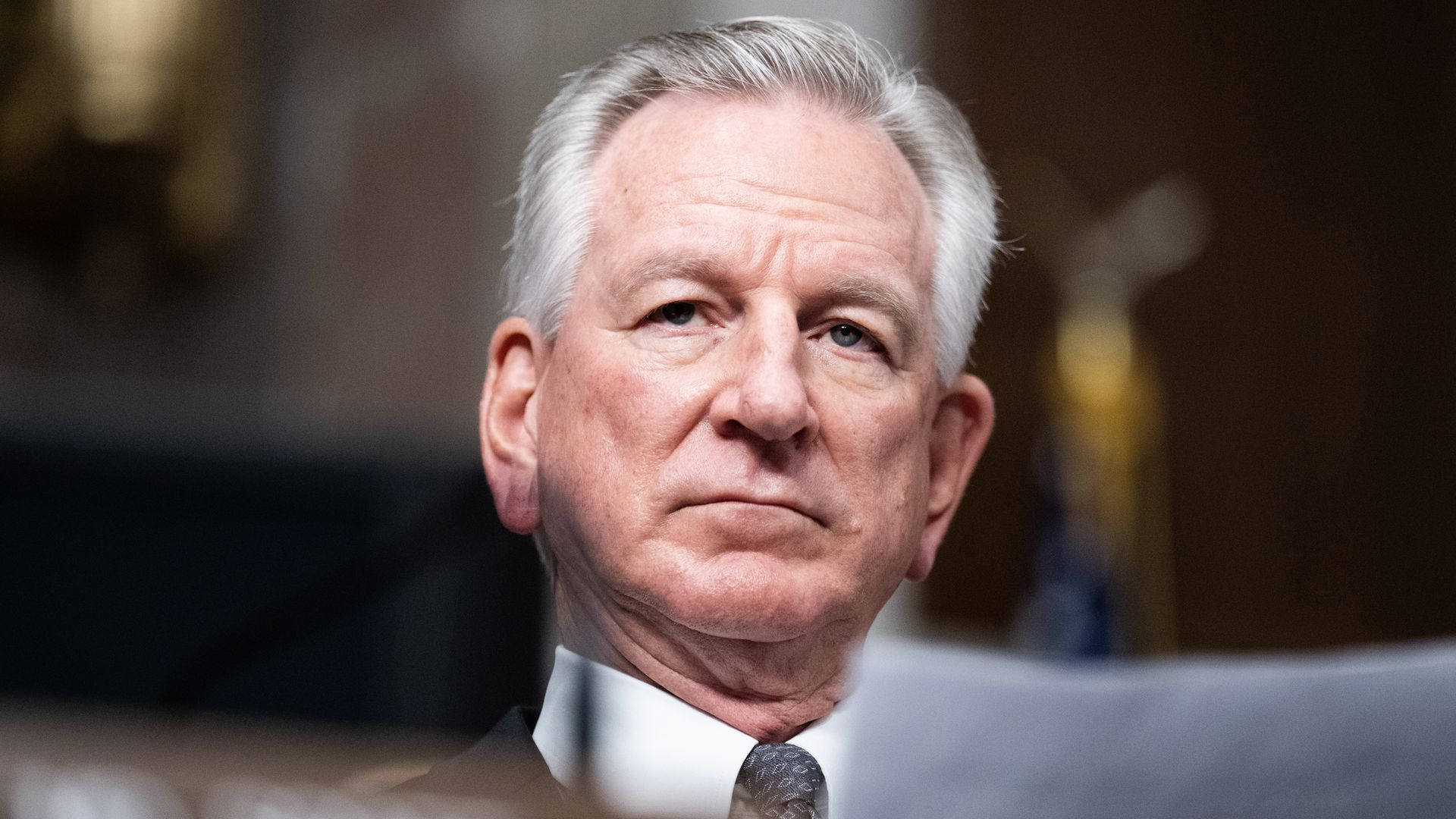  Sen. Tommy Tuberville (R-Ala.) in Congress in November 2023.