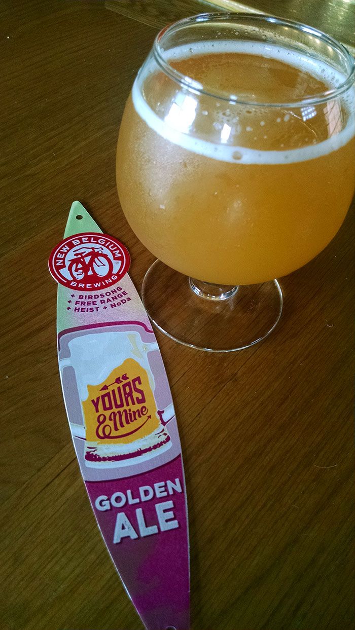 yours and mine golden ale