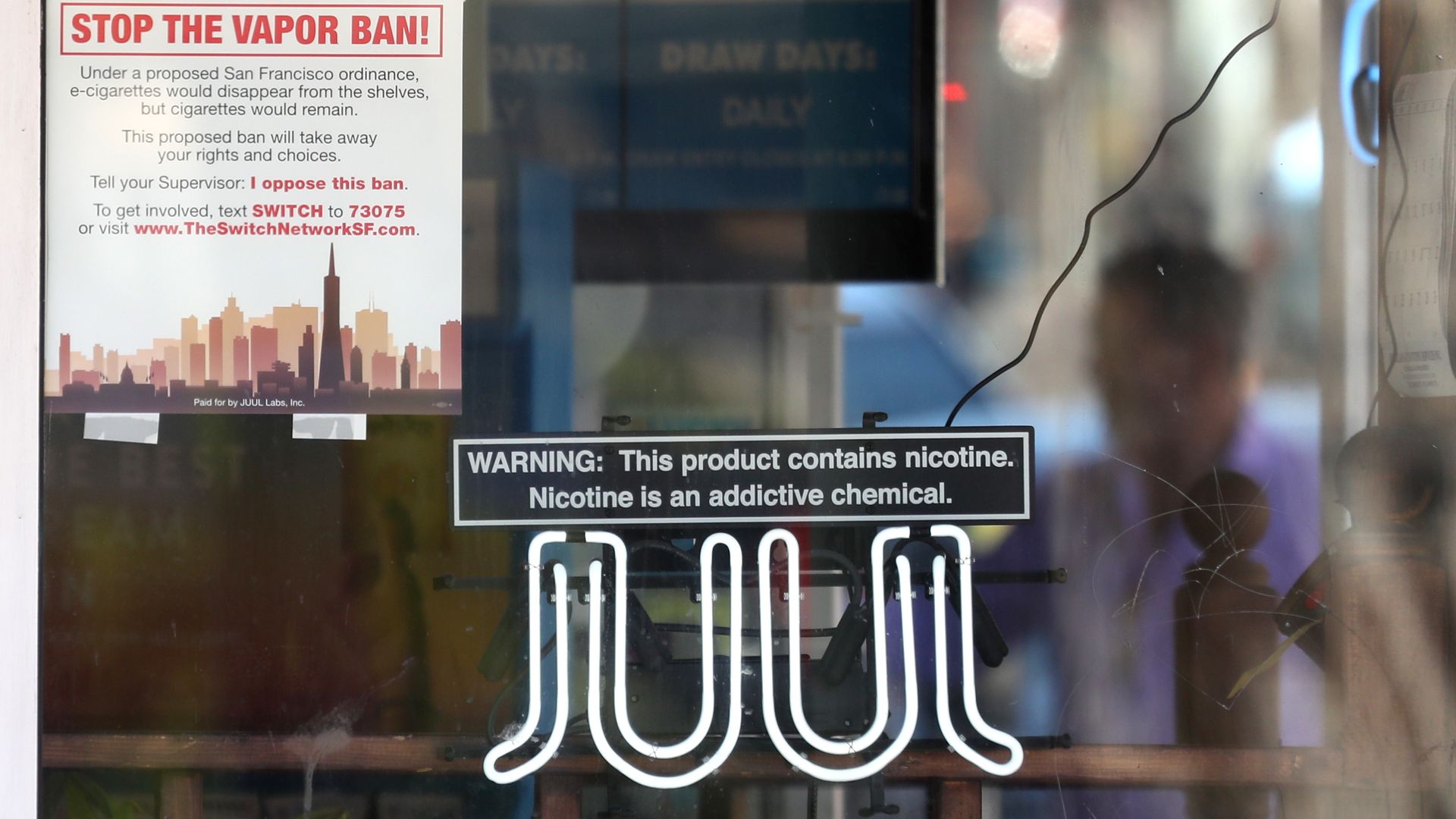 JUUL sign