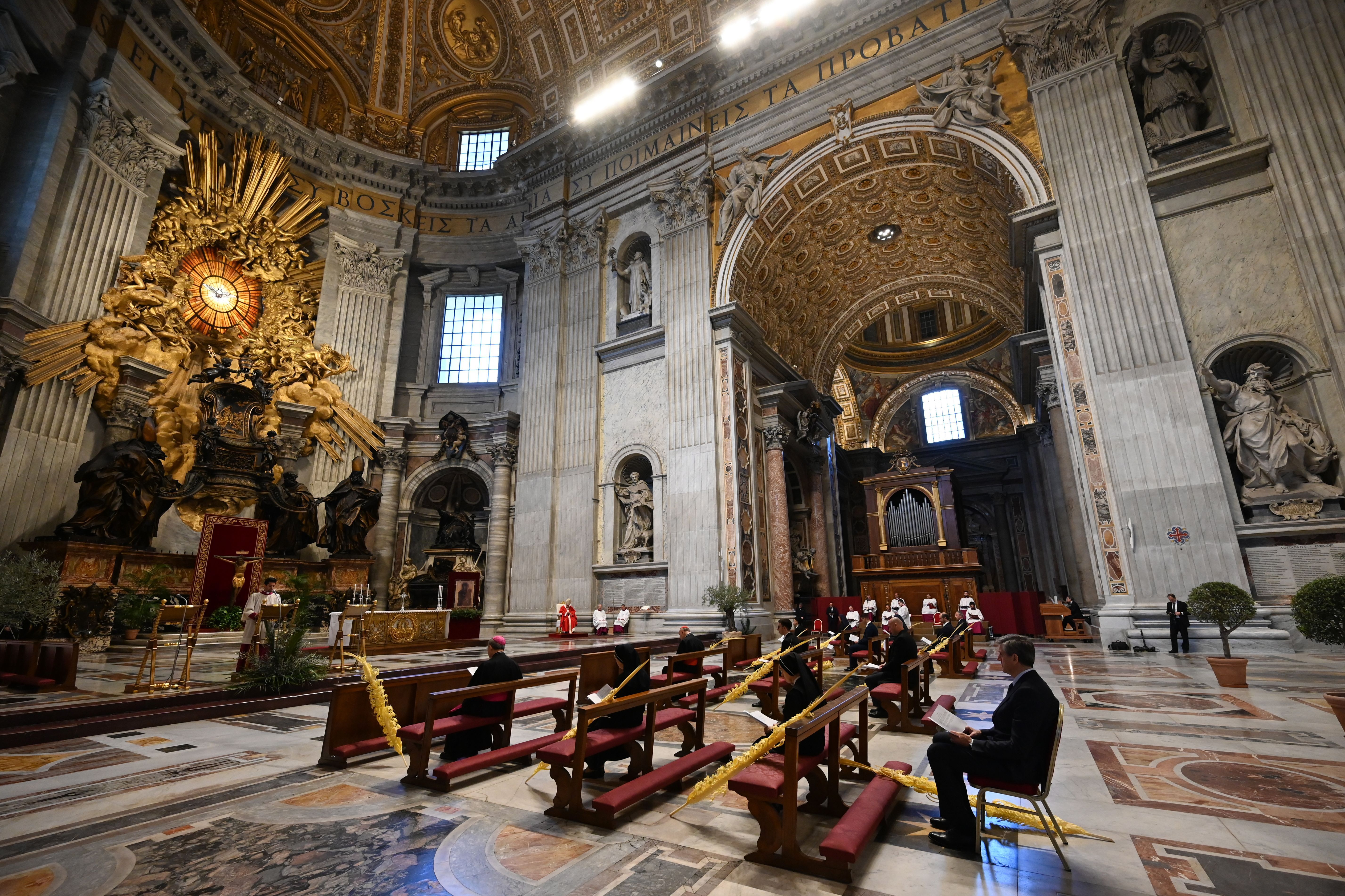 Palm Sunday service at St Peters