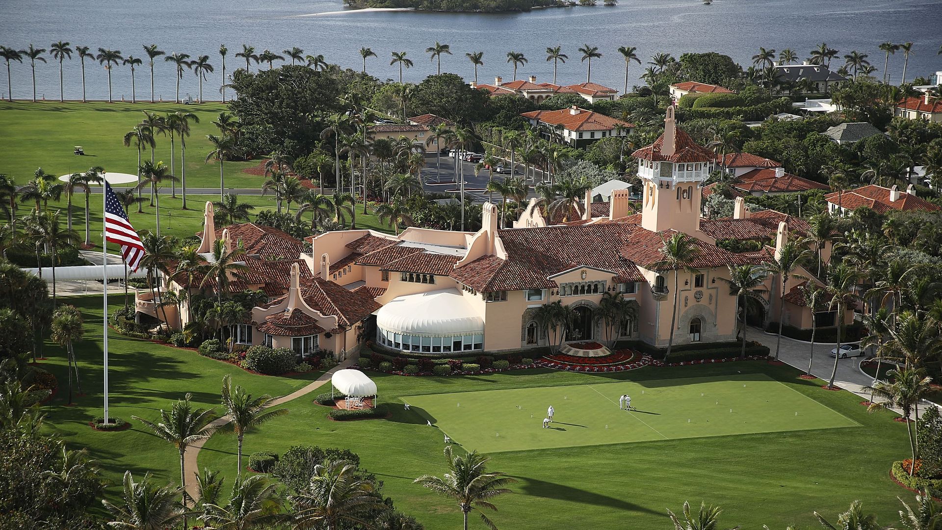 PresidentTrump's beach front Mar-a-Lago resort in Palm Beach, Florida. Photo: Joe Raedle/Getty Images