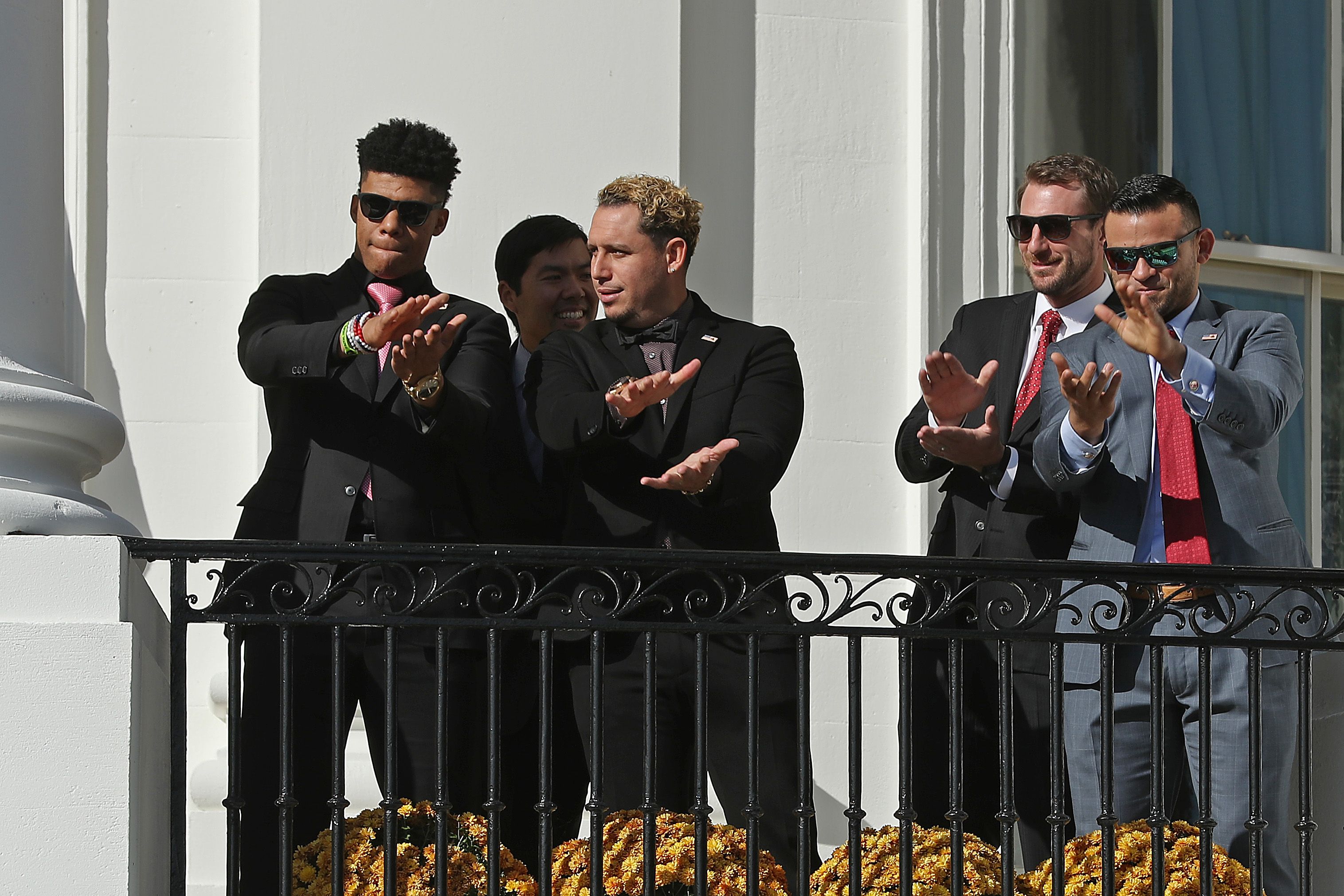 The image of Nats players cozying up to Trump was jarring for many fans, Washington Nationals