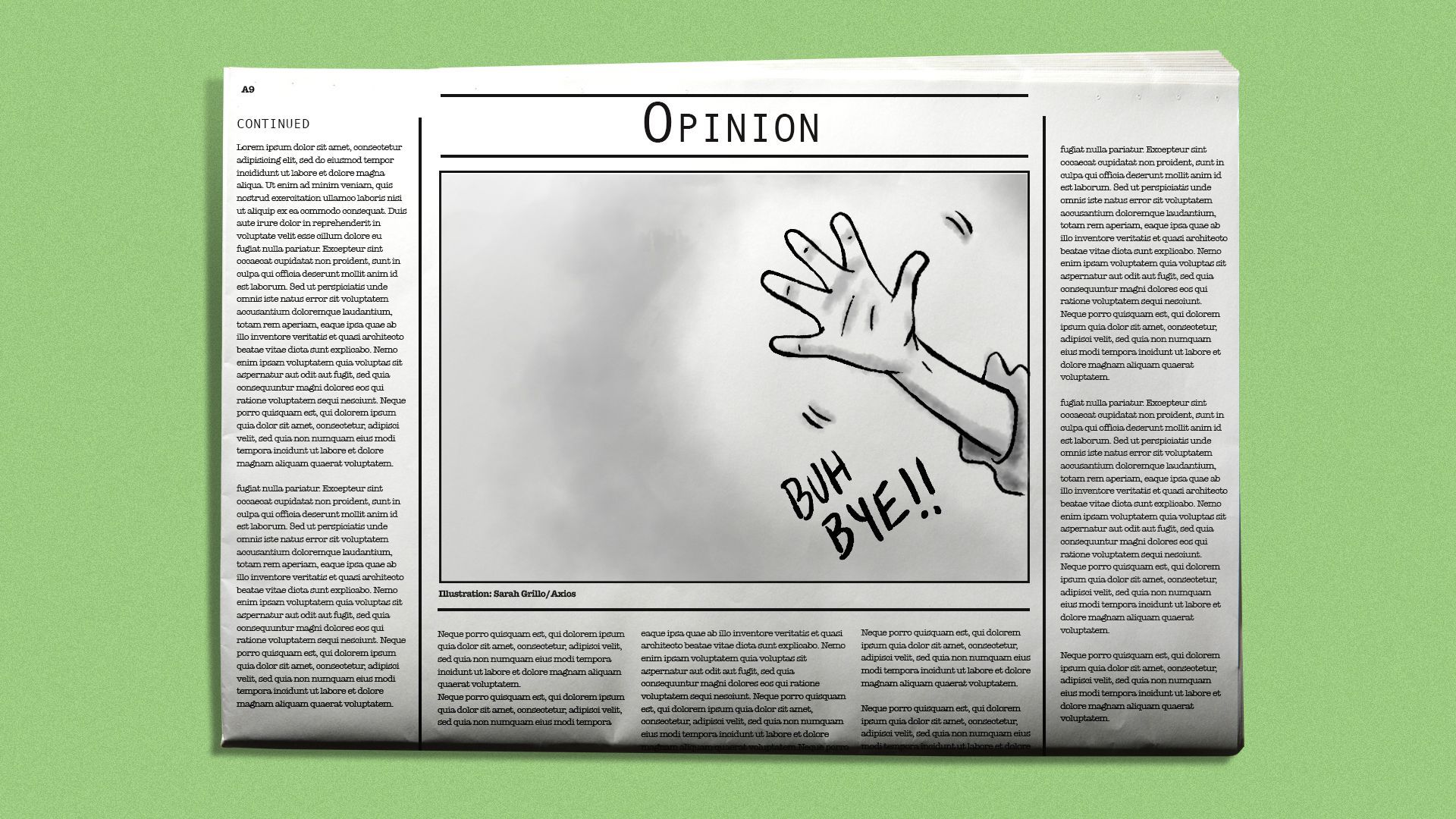 Sharp Lines Cut Through Opinion and Editorials