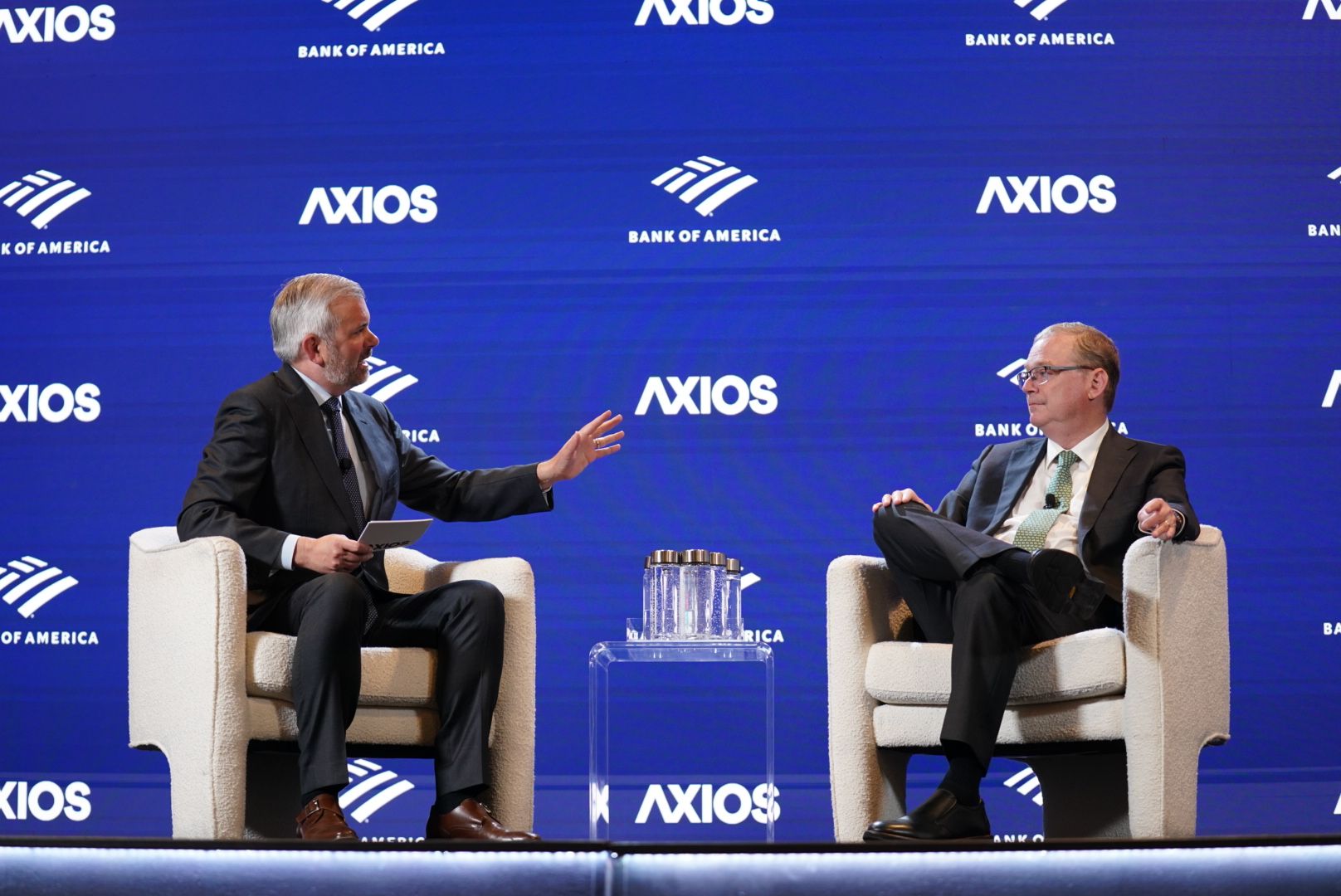 Axios' Neil Irwin interviews National Economic Council director Kevin Hassett on Wednesday, April 15, 2026.
