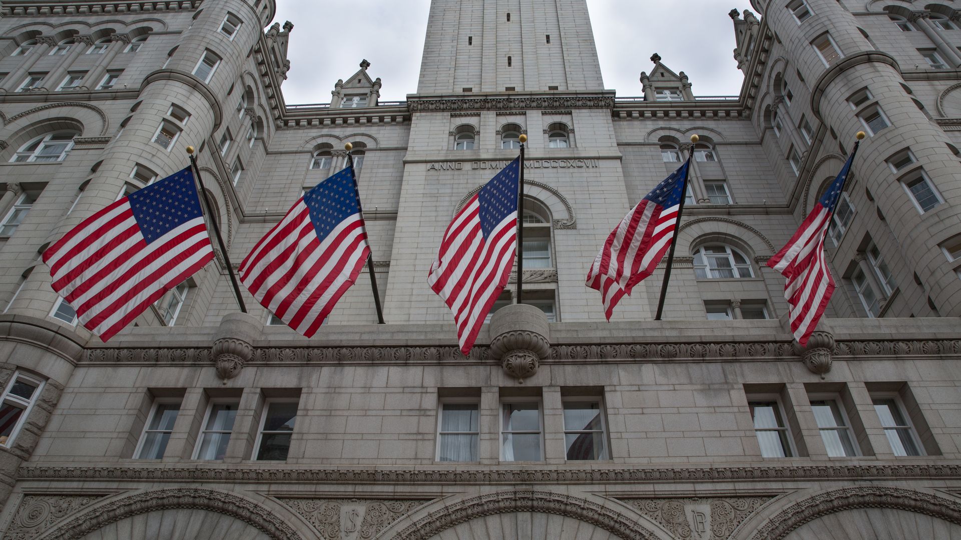 Entrance of Trump International Hotel in DC