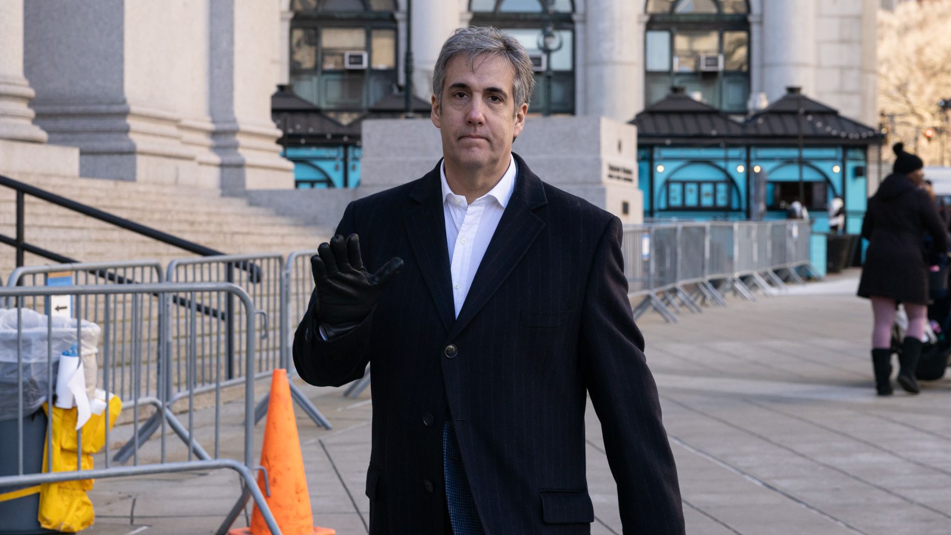 Michael Cohen, former personal lawyer to President Donald Trump, arrives at federal court in New York on Dec. 14, 2023