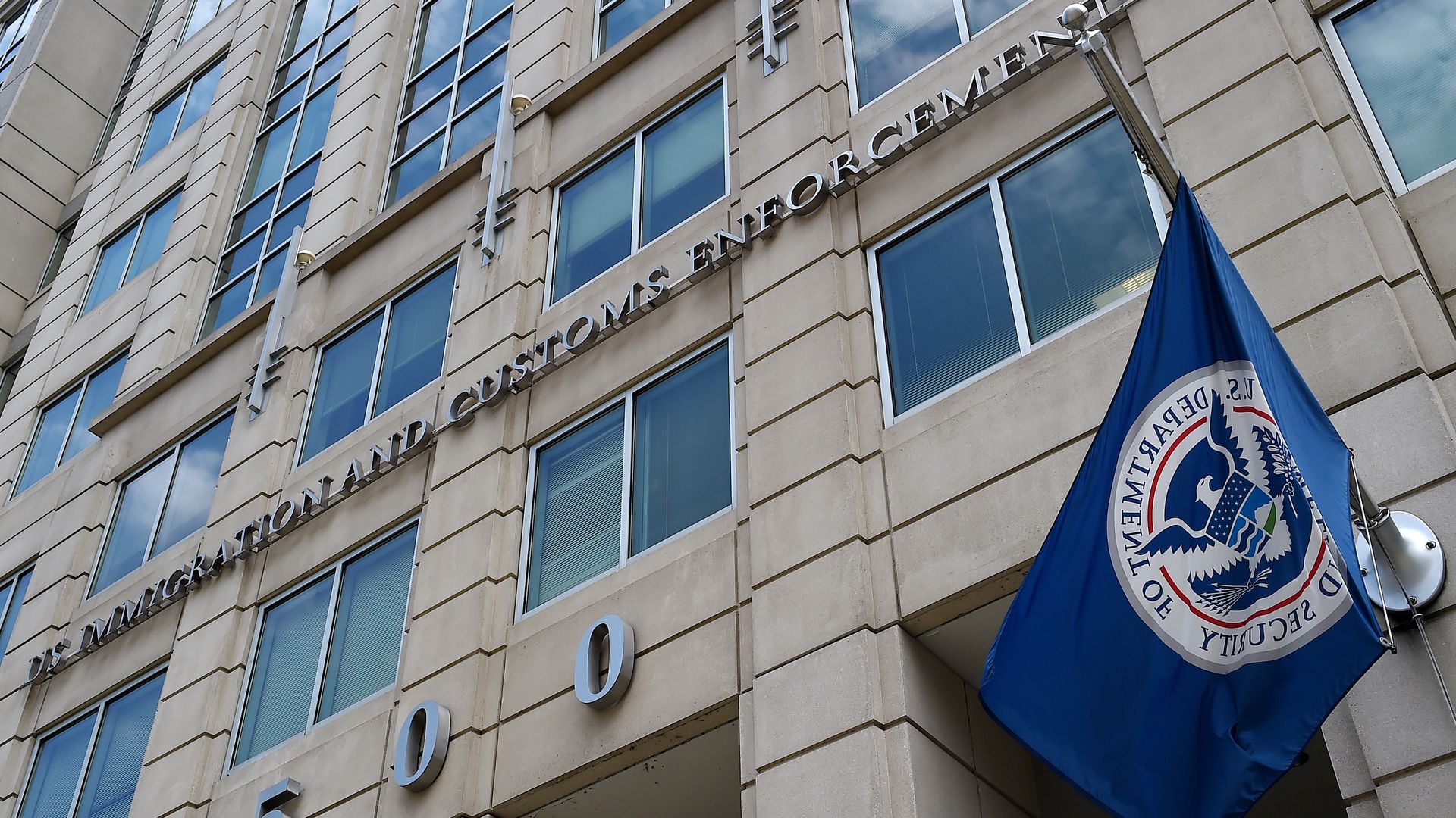 ICE headquarters in Washington, D.C., in 2020.