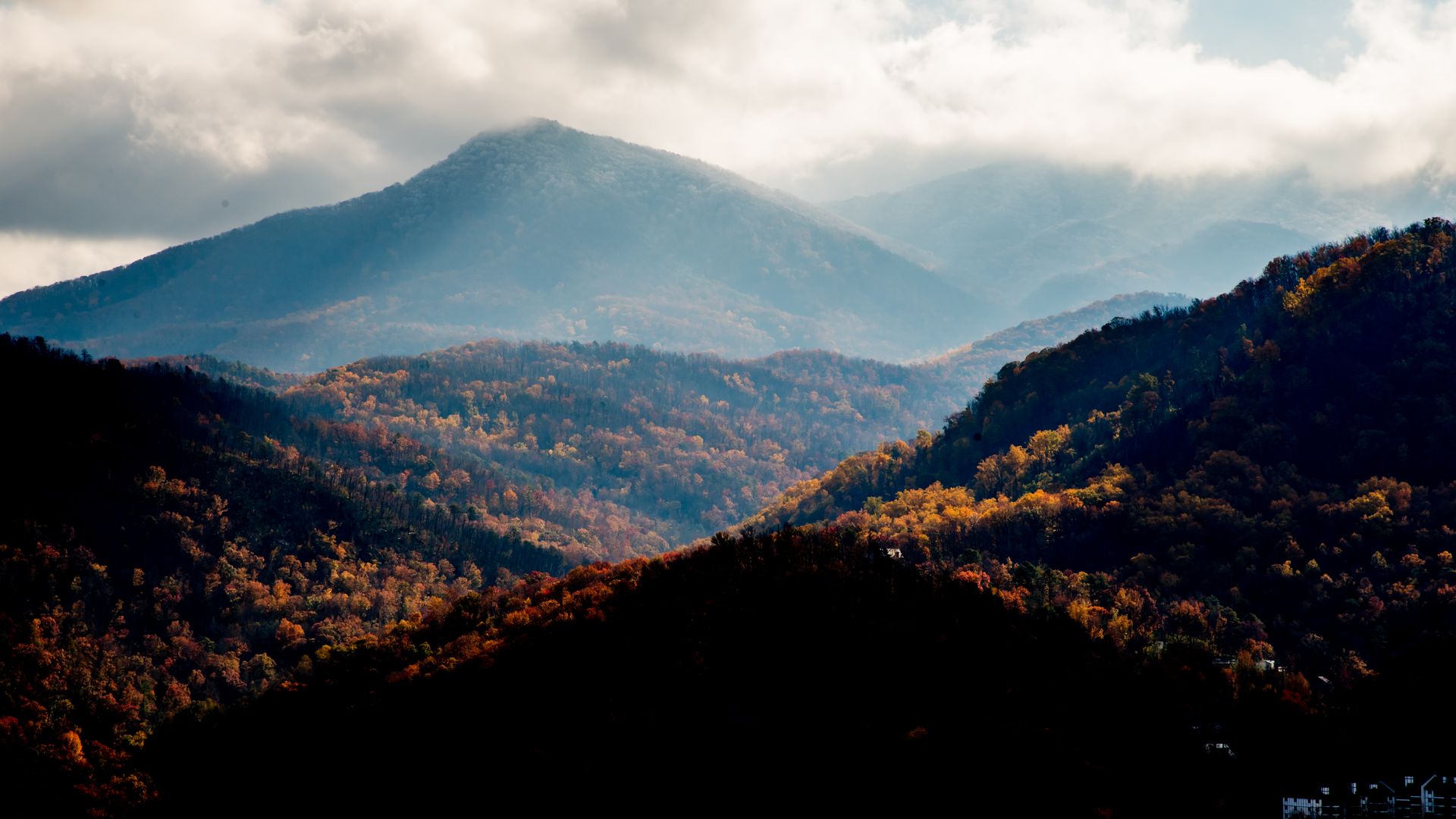 Smokey Mountains seen from tenneesse