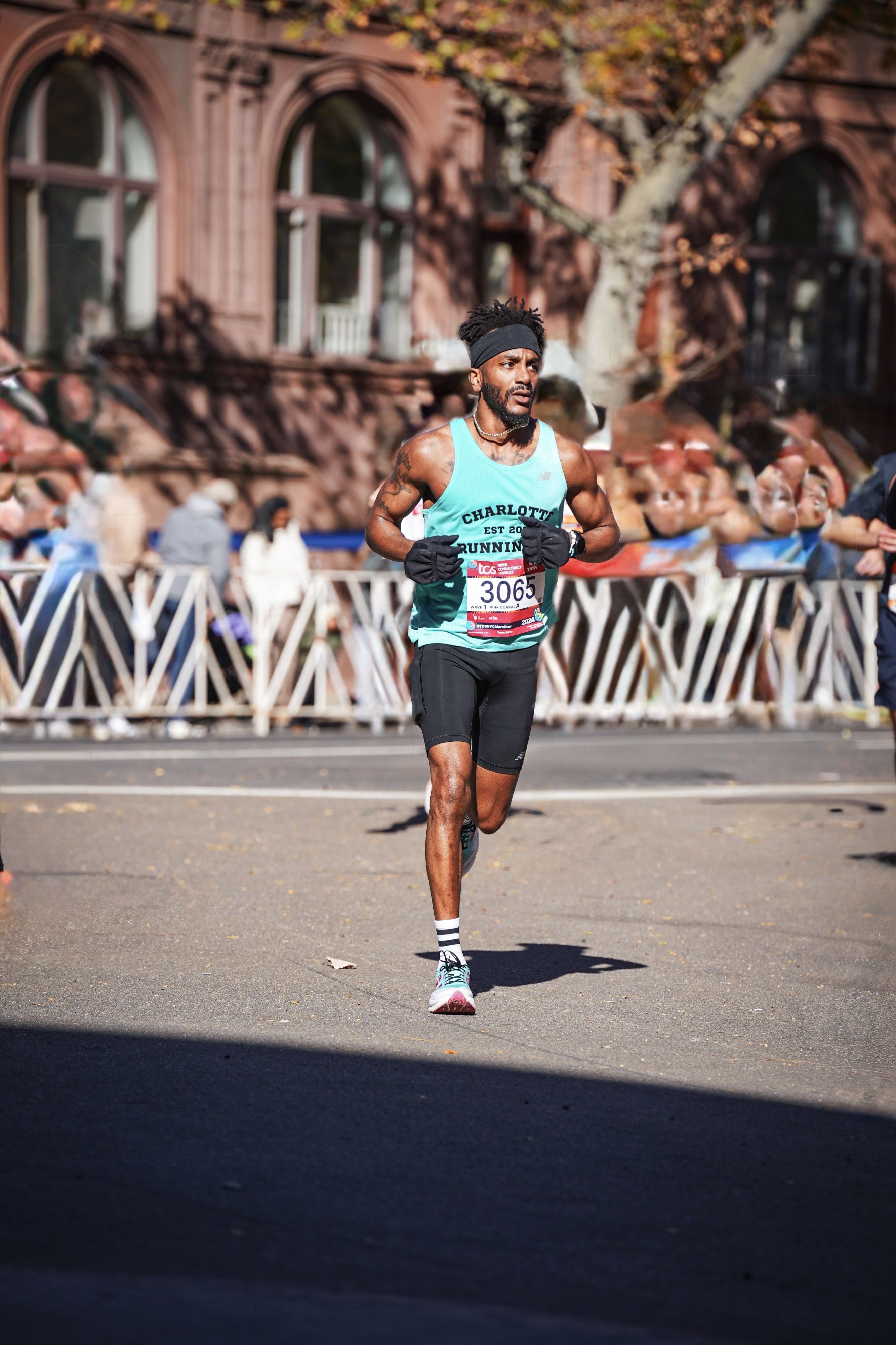 Armani McDonald running. 