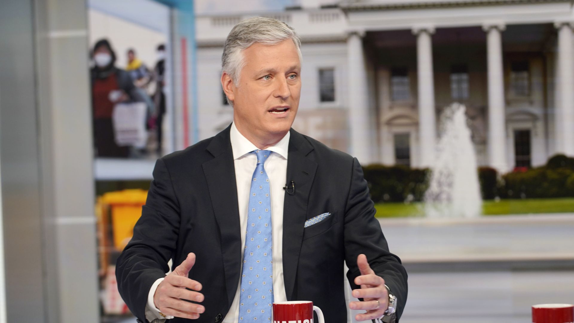  NSA Advisor Robert O'Brien on "Face the Nation" in Washington DC February 20