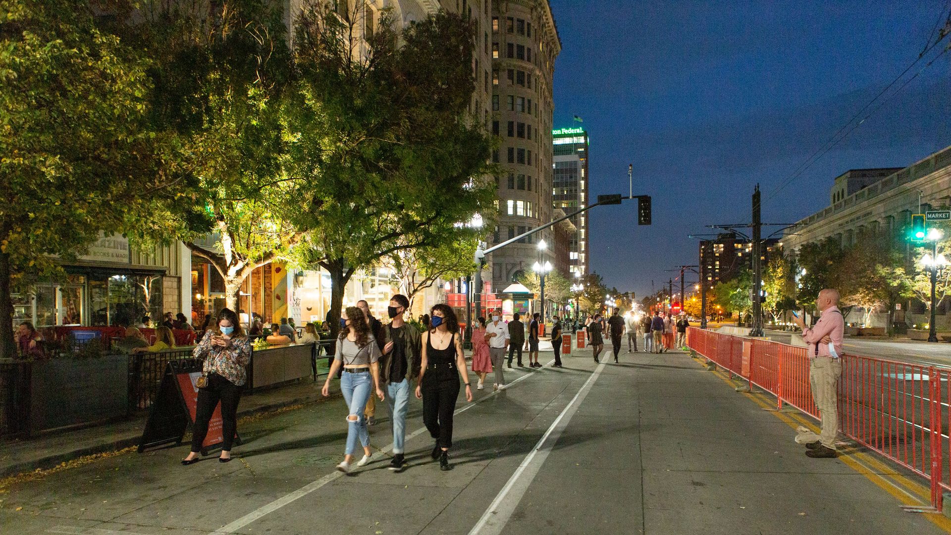 Salt Lake City wants to make section of Main Street permanently car-free -  Axios Salt Lake City