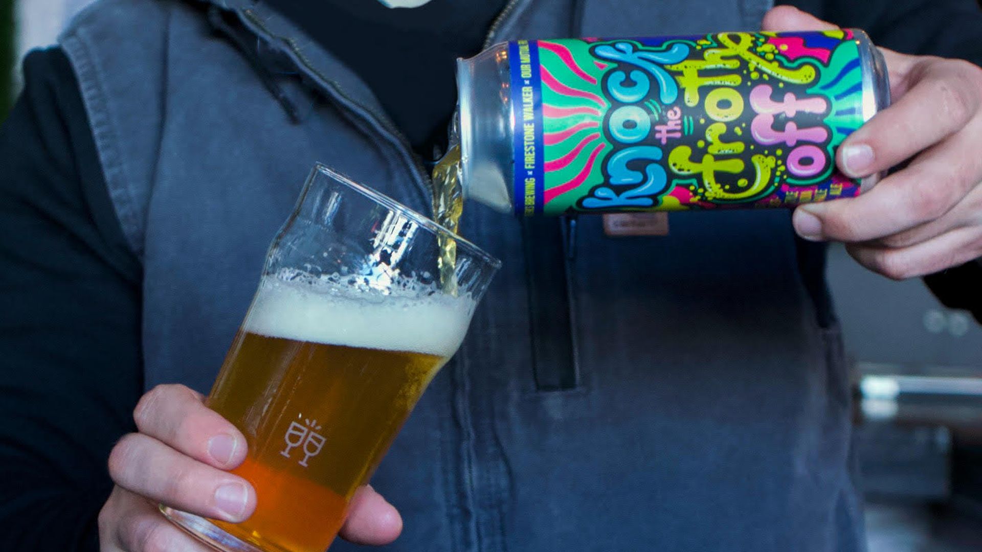 A pour of the collaboration beer from WeldWerks, OMF and Firestone Walker.