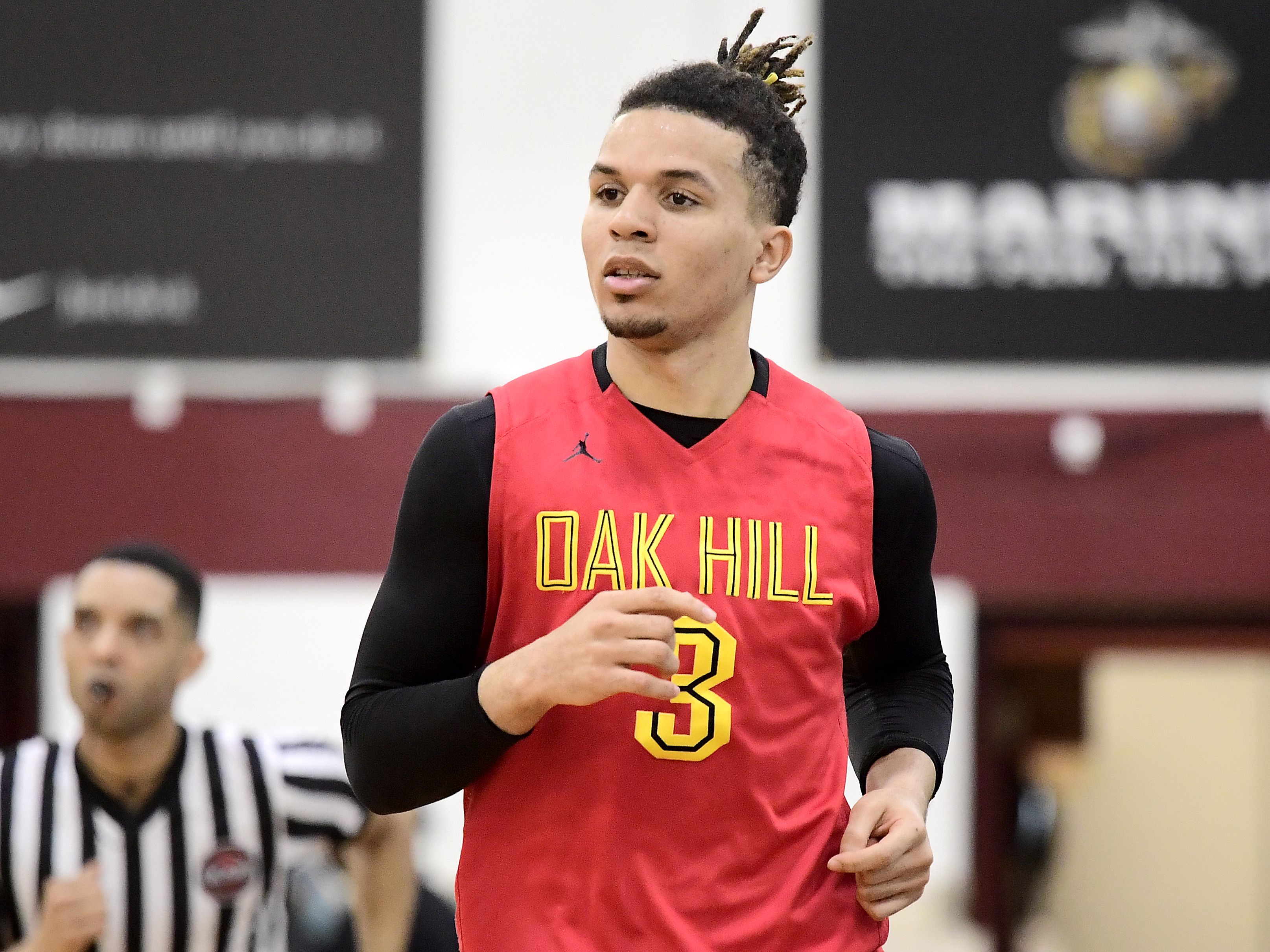 Cole Anthony in his Oak Hill uniform