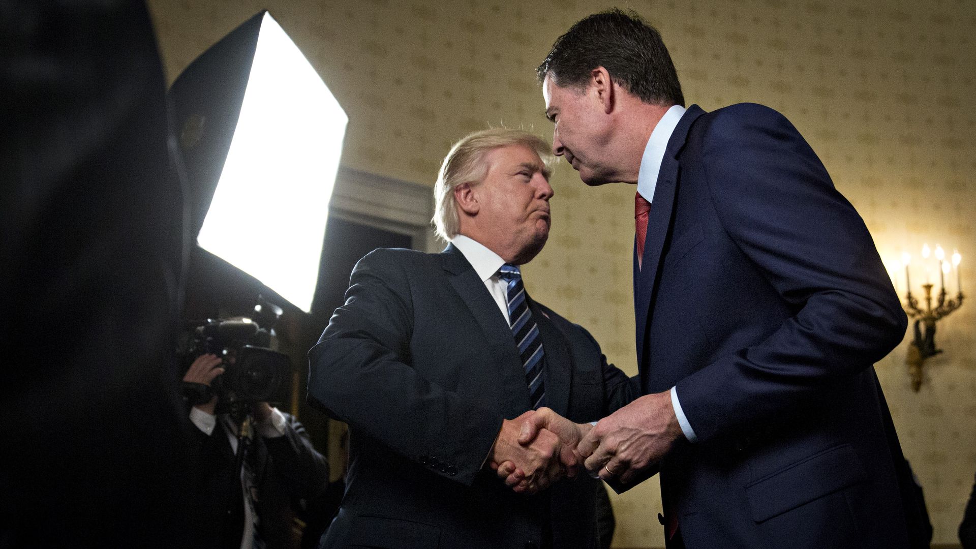 Image result for trump and Comey