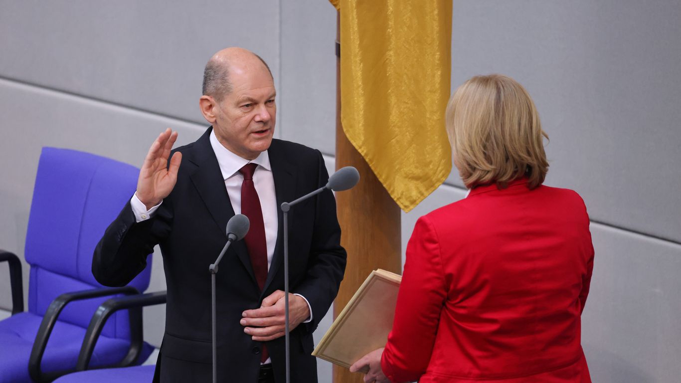 Olaf Scholz sworn in as chancellor of Germany