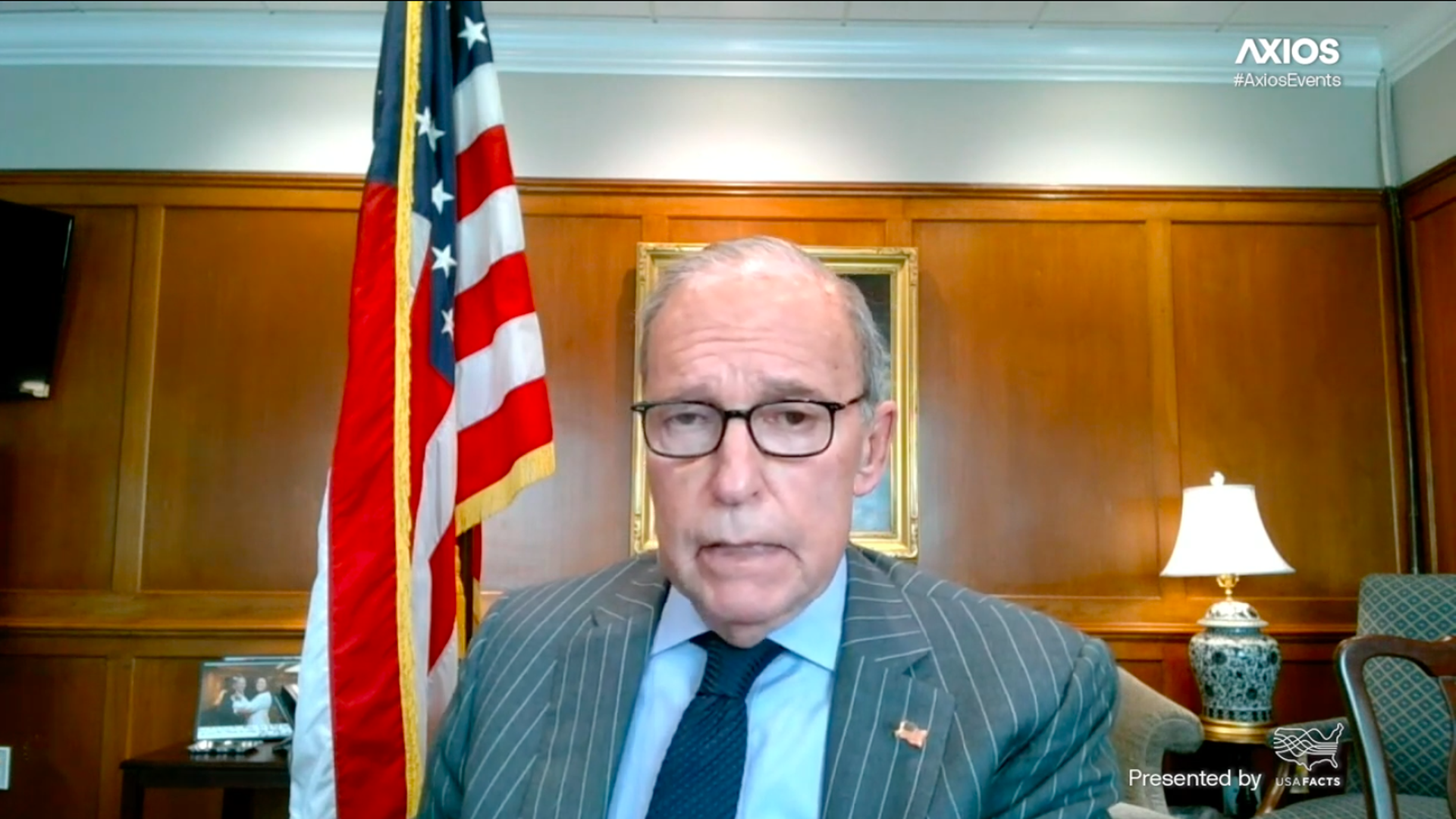 White House economic adviser Larry Kudlow. 