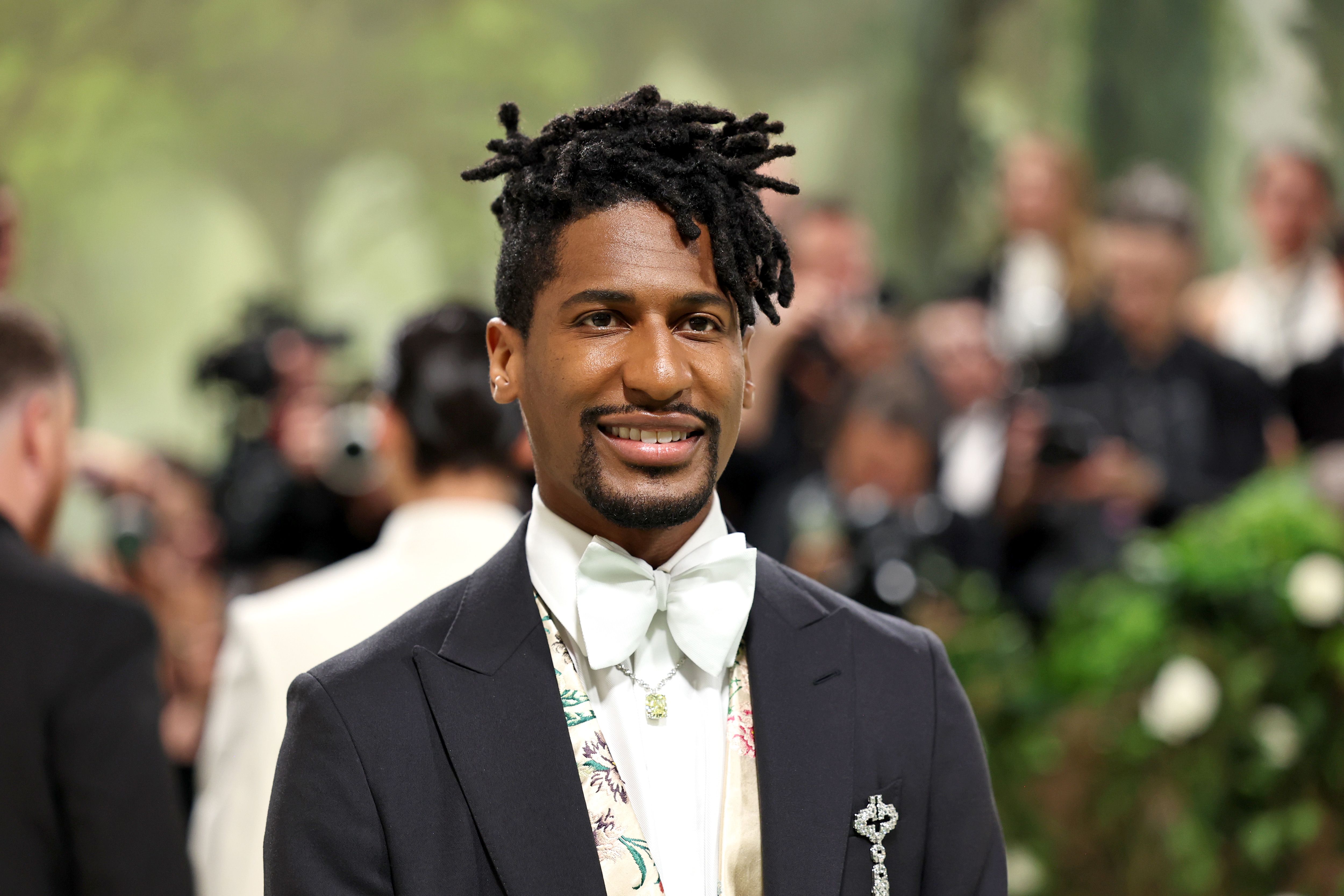 Photo shows Jon Batiste at the Met Gala.