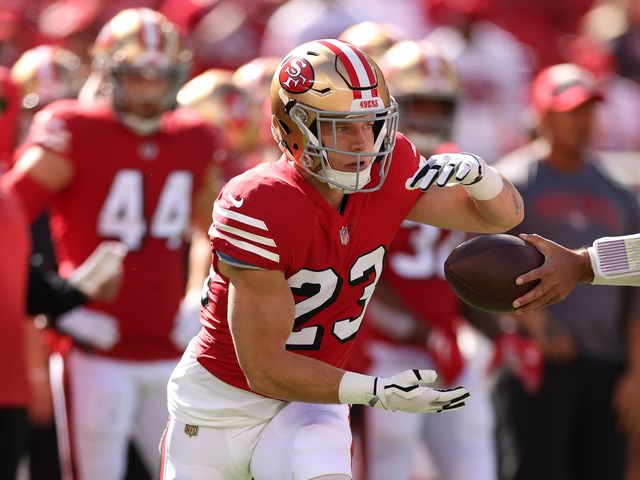 Christian McCaffrey makes Niners debut - Axios San Francisco