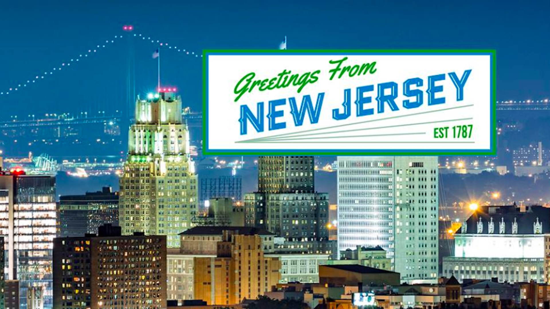 Screen shot from Twitter handle for @NJGov