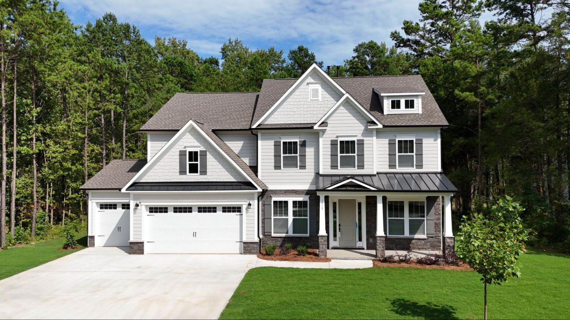 The exterior of a house.