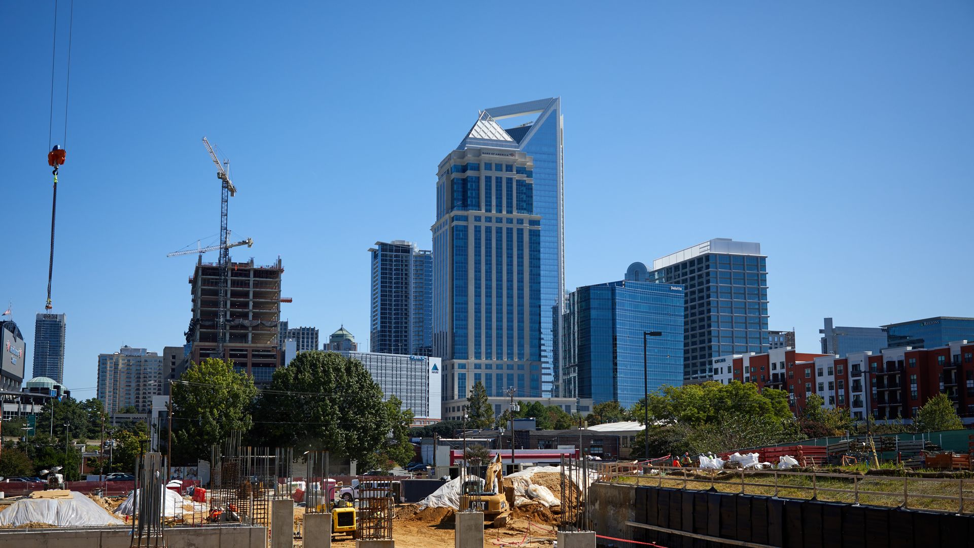 Photo of skyscrapers in Charlotte, North Carolina