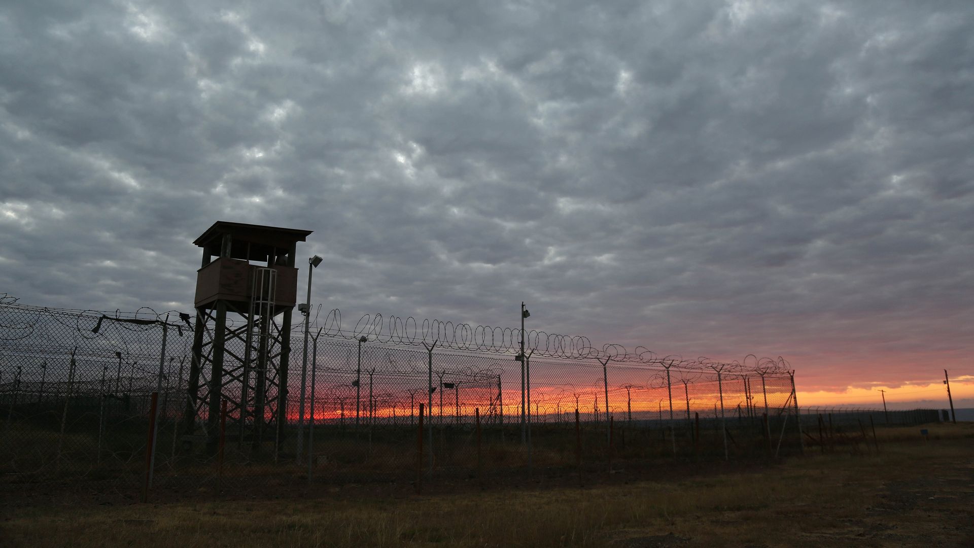 Guantanamo Bay at sunrise.