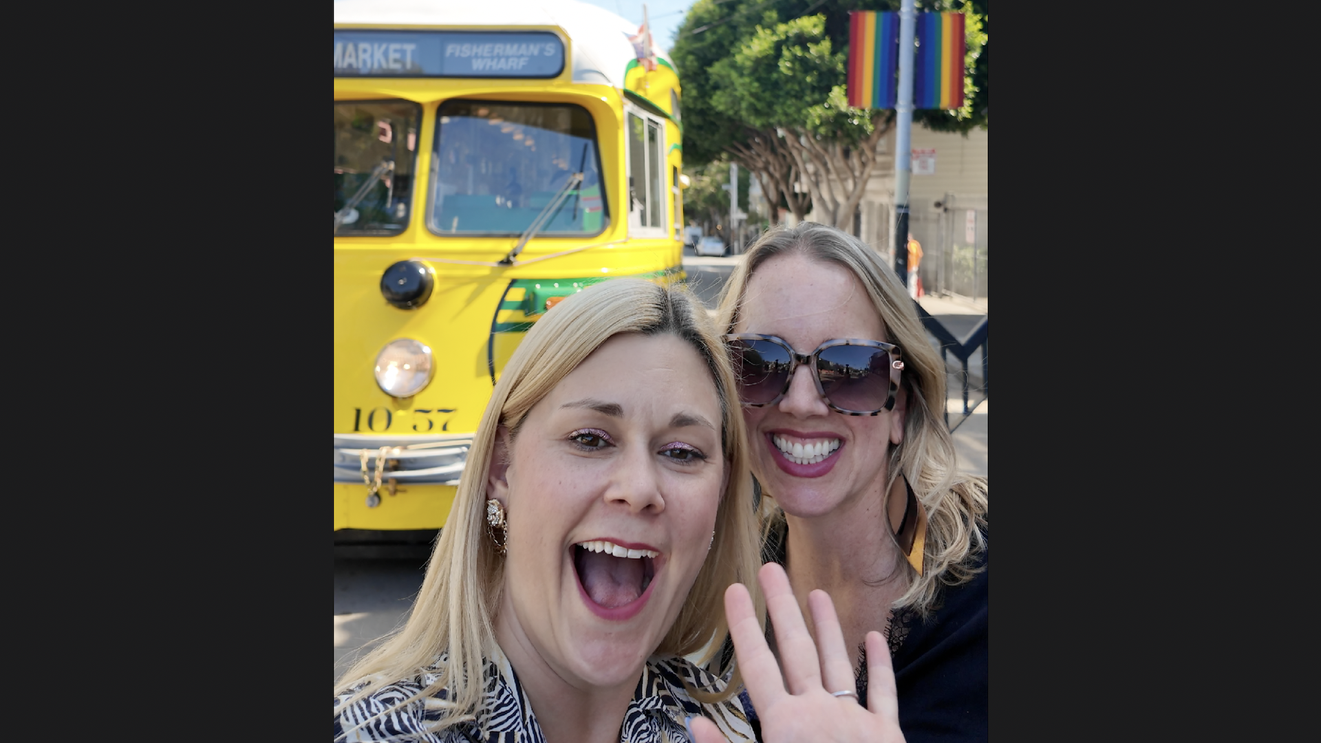 Photo of Claire Reilly and Heather Knight smiling in a selfie pose