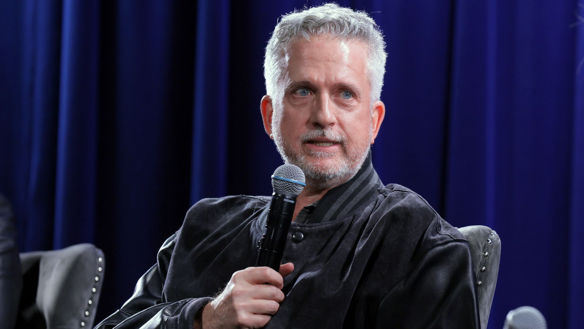 Bill Simmons speaks onstage at "Reel To Reel: It's Never Over, Jeff Buckley" at the GRAMMY Museum on Dec. 02, 2025 in Los Angeles.