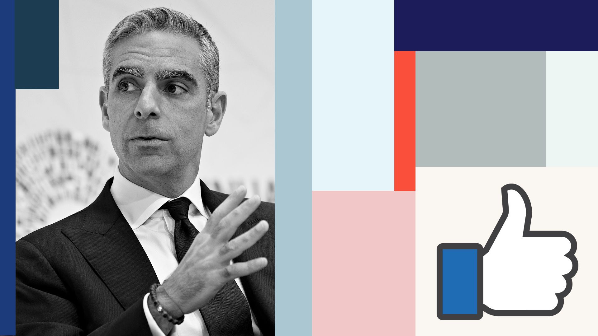 Photo illustration of David Marcus, Head of Facebook Financial.