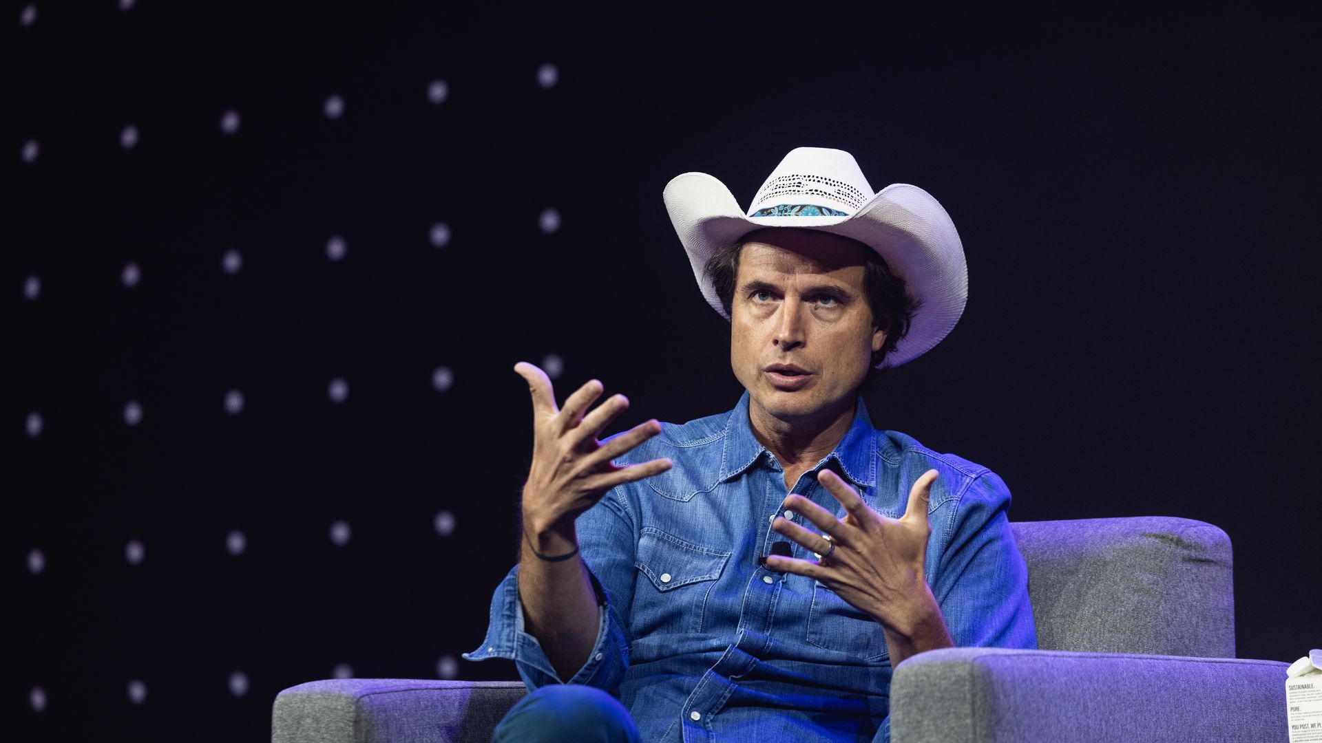 Kimbal Musk speaks at a 2022 event. 