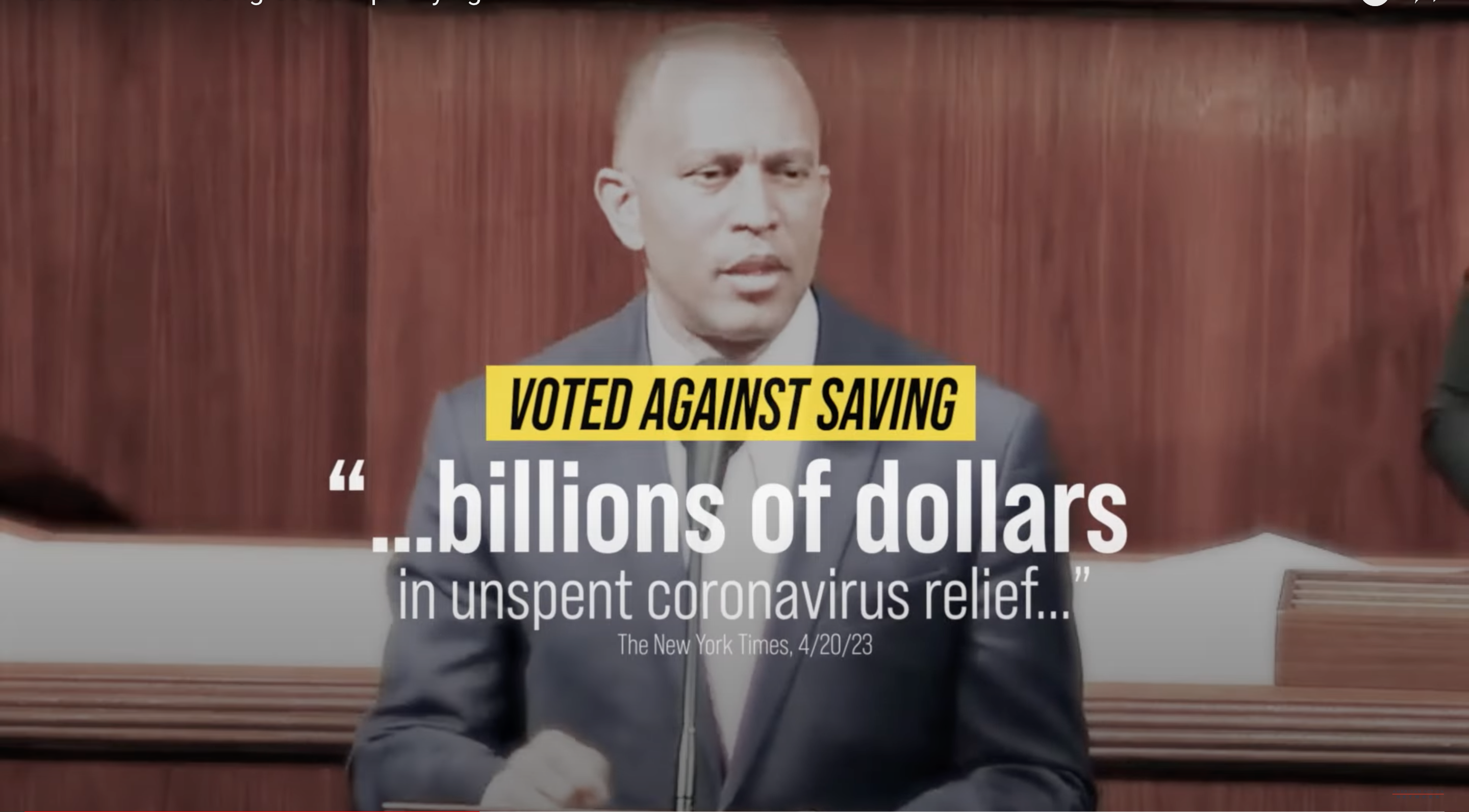 Screenshot of GOP ad